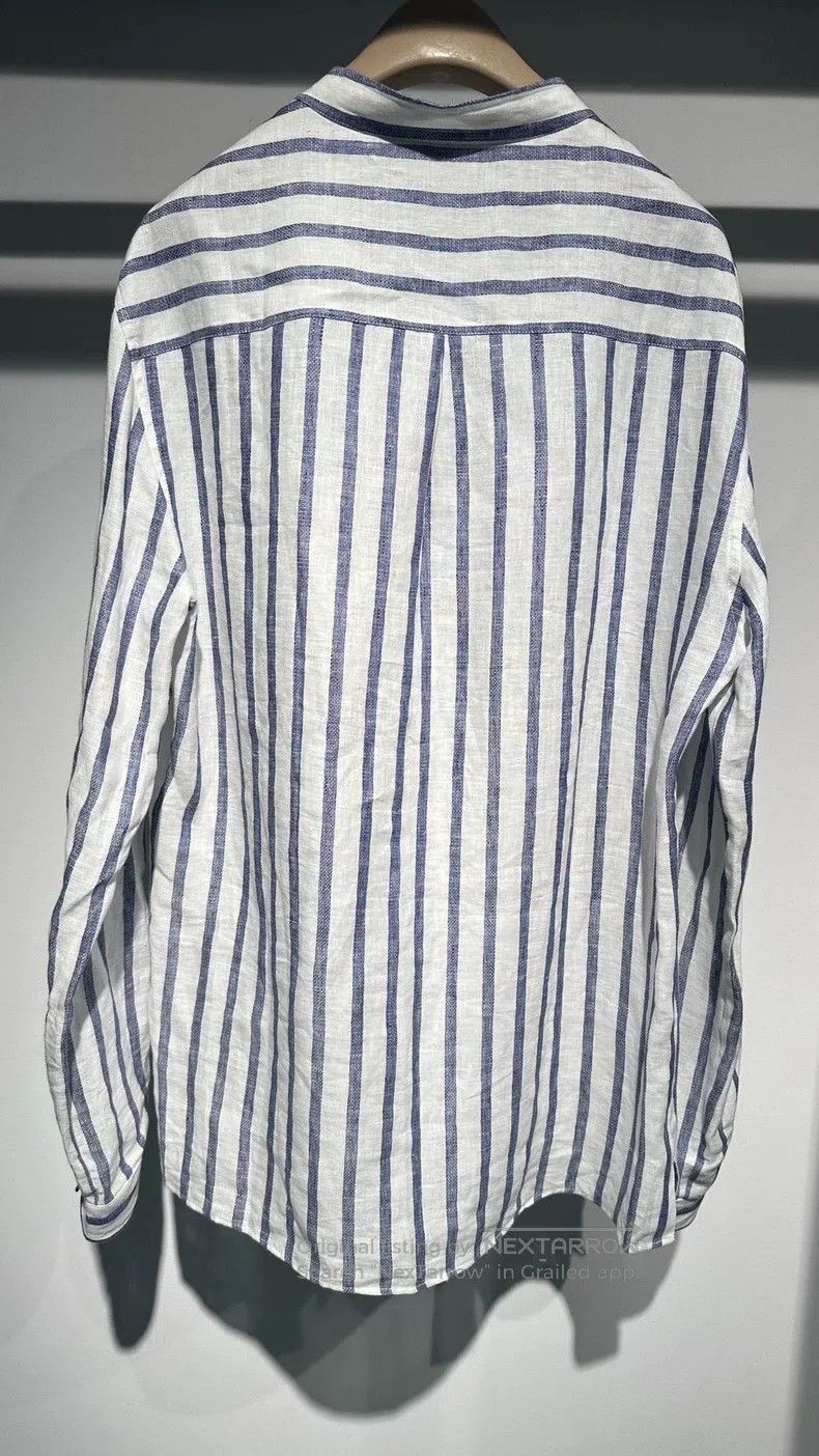 Brunello Cucinelli Brunello Cucinelli Striped color placket buttoned long-sle Size US M / EU 48-50 / 2 - 5 Thumbnail
