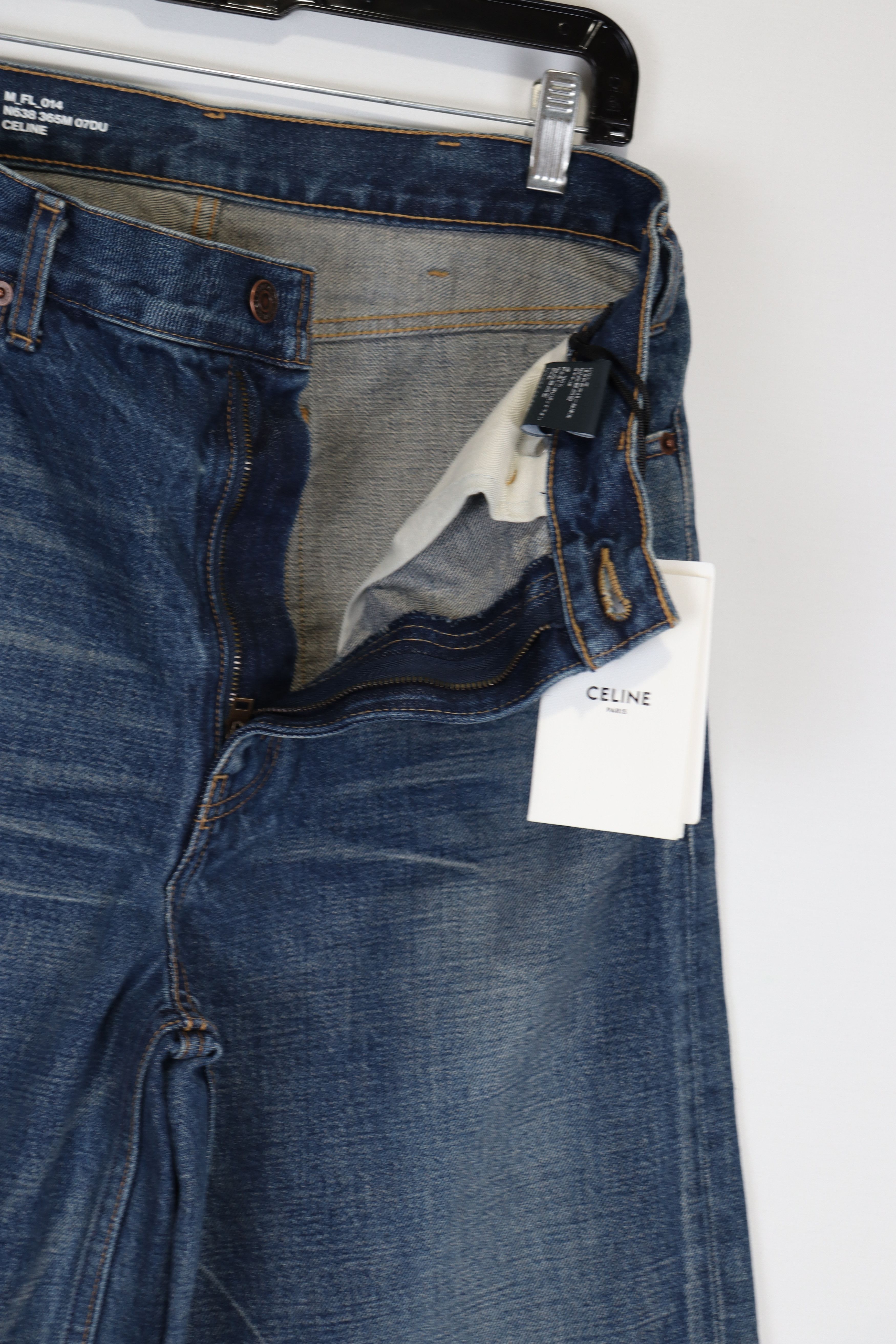 Celine o1rshd10124 Surf Flare Denim Jeans in Blue | Grailed