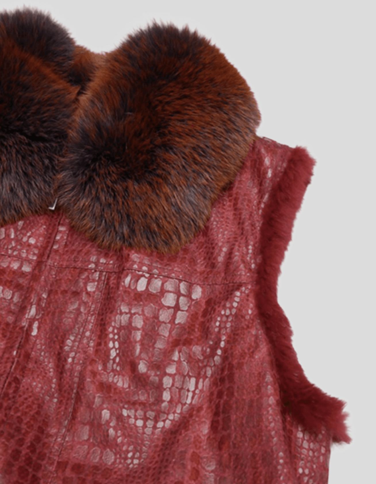 Other Rolf Schulte German Fox Collar / Rabbit-lined Vest Size M / US 6-8 / IT 42-44 - 4 Thumbnail