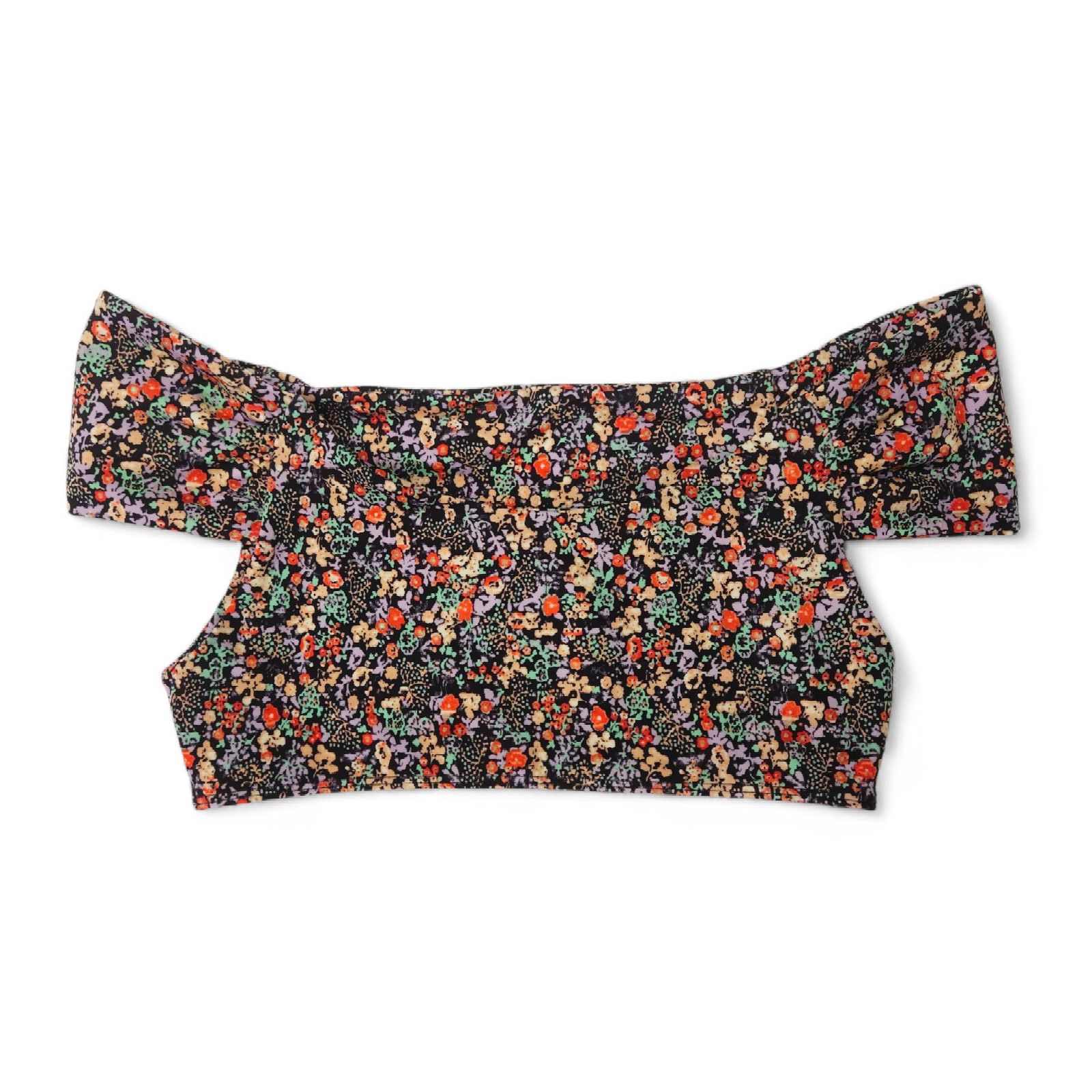 Other EUC Out From Under Ditsy Floral Micro Crop Top M Black Size M / US 6-8 / IT 42-44 - 2 Thumbnail