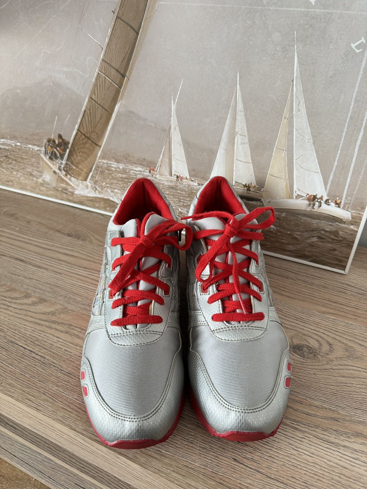 Asics × Ronnie Fieg ASICS x Ronnie Fieg x David Z Gel Lyte 3 Stainless Stell Size US 10.5 / EU 43-44 - 7 Thumbnail