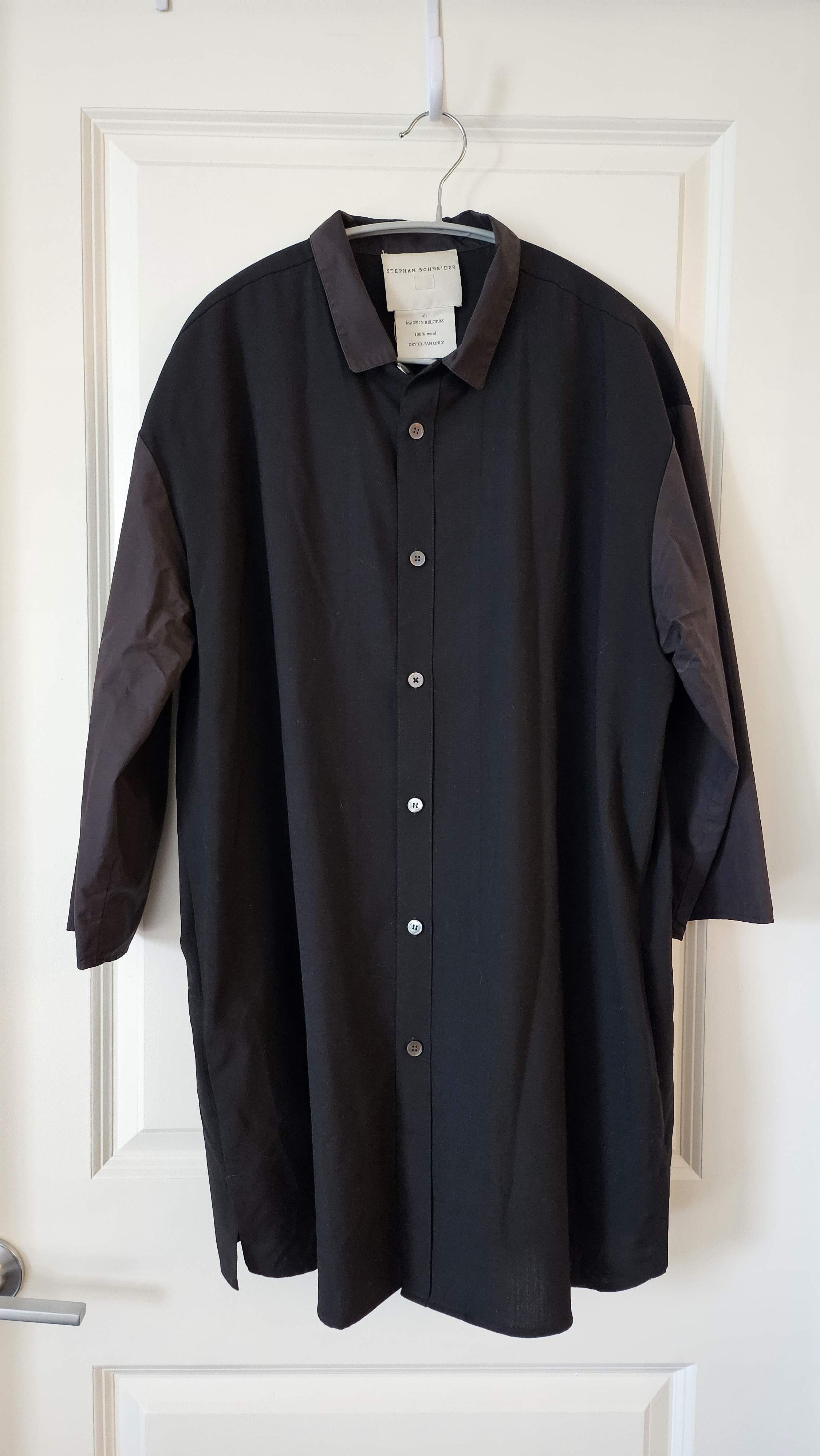 Stephan Schneider STEPHAN SCHNEIDER - Size VI (L) - long wool tunic / shirt Size US L / EU 52-54 / 3 - 1 Thumbnail