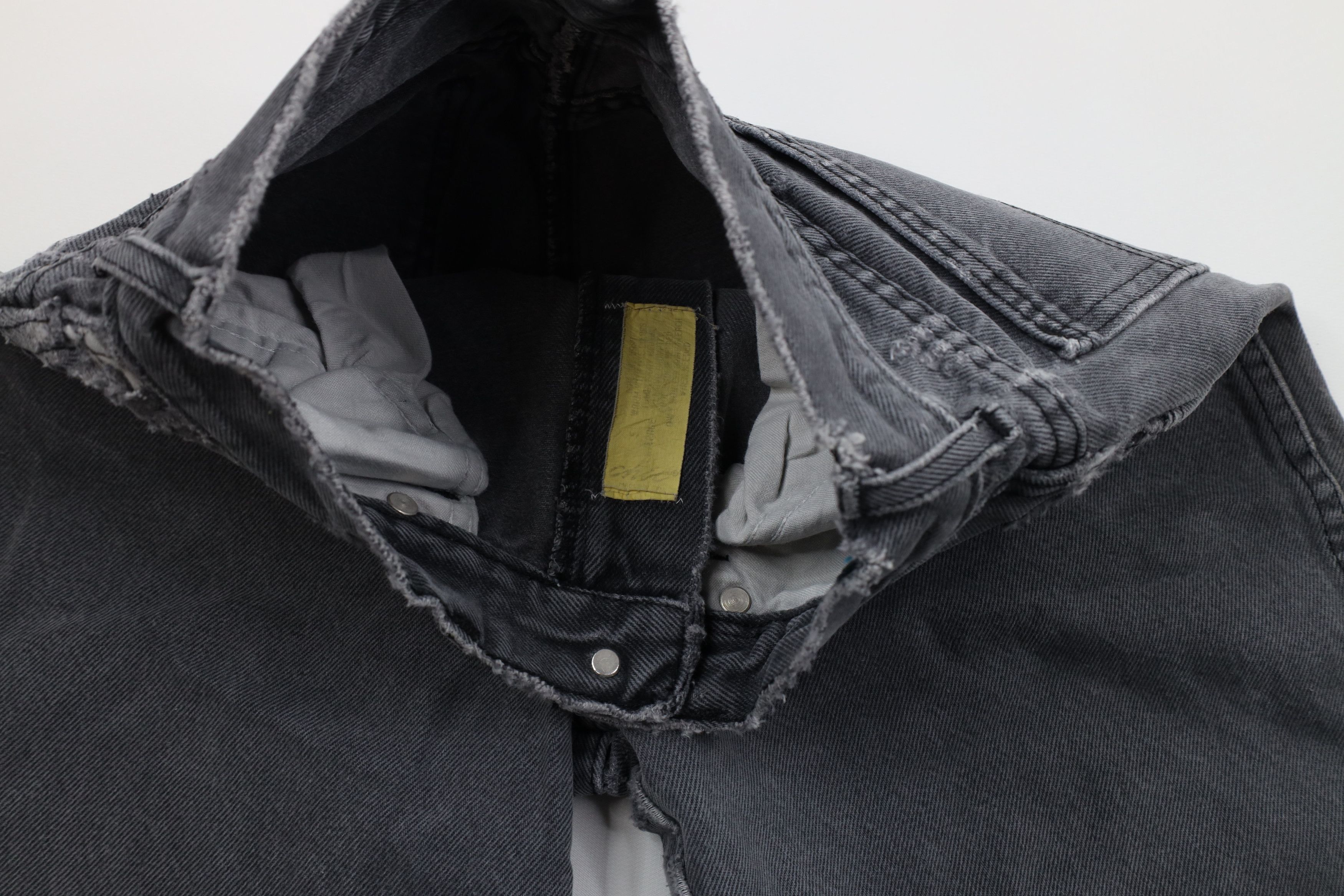 Vintage Vintage 90s Streetwear Tapered Leg Denim Jeans Black USA Size 27" / US 4 / IT 40 - 10 Thumbnail