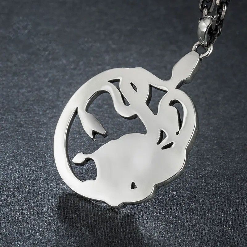 Jewelry × Vintage Snake Medusa High Quality Metal Pendant Necklace Size ONE SIZE - 5 Thumbnail