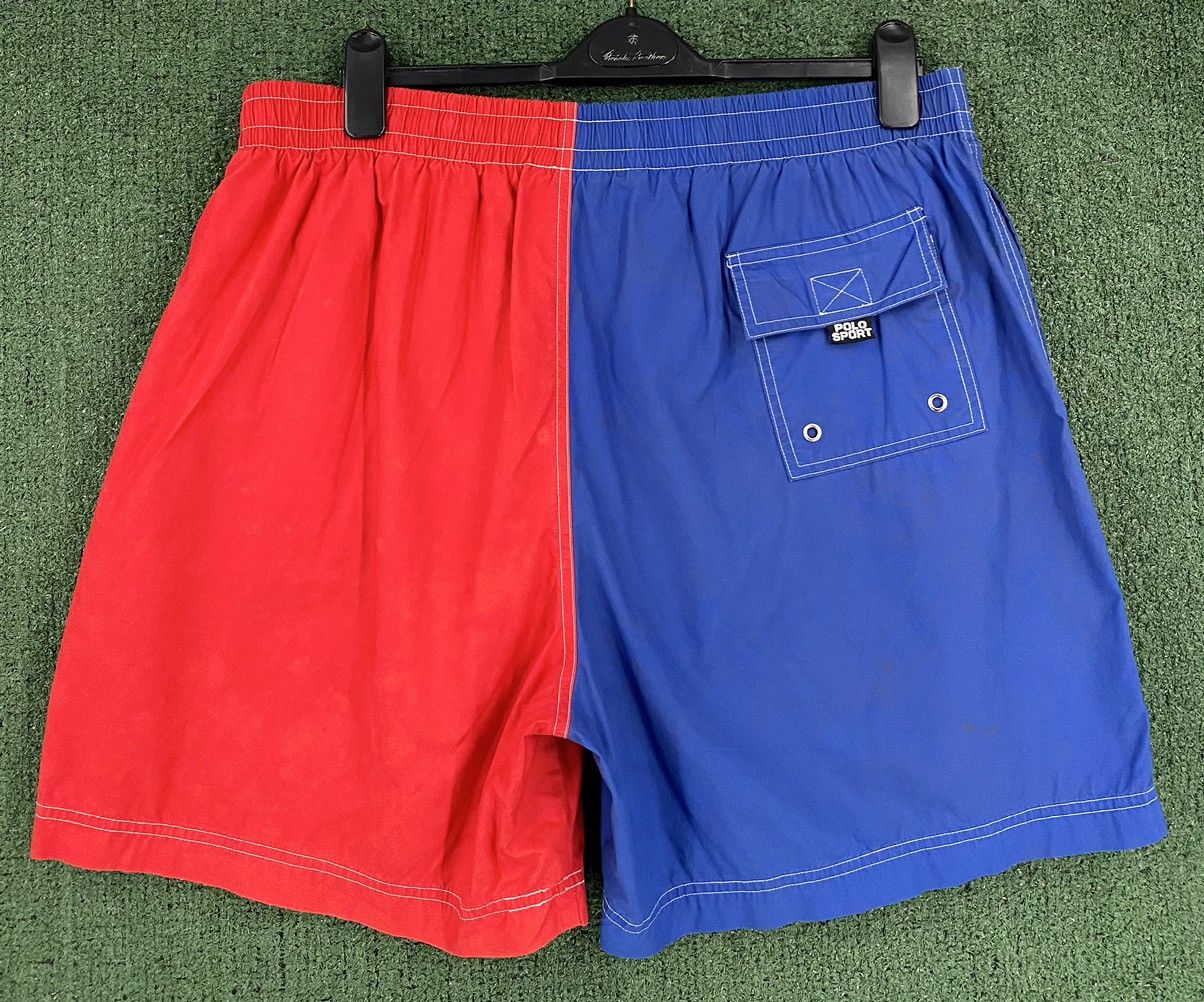 Other 90’s Polo Sport Marlin Split Lined Swim Shorts XL Distressed Size US 40 / EU 56 - 7 Thumbnail