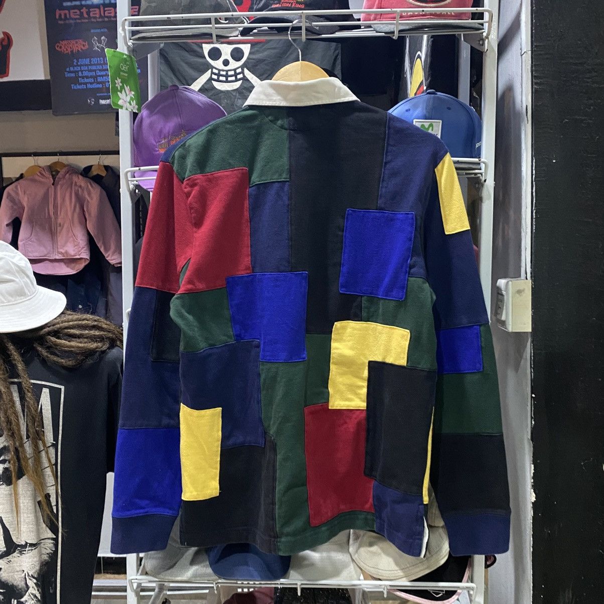 Polo Ralph Lauren × RRL Ralph Lauren × Ralph Lauren Vintage Polo Ralph Lauren Rugby Patchwork Size US M / EU 48-50 / 2 - 2 Thumbnail