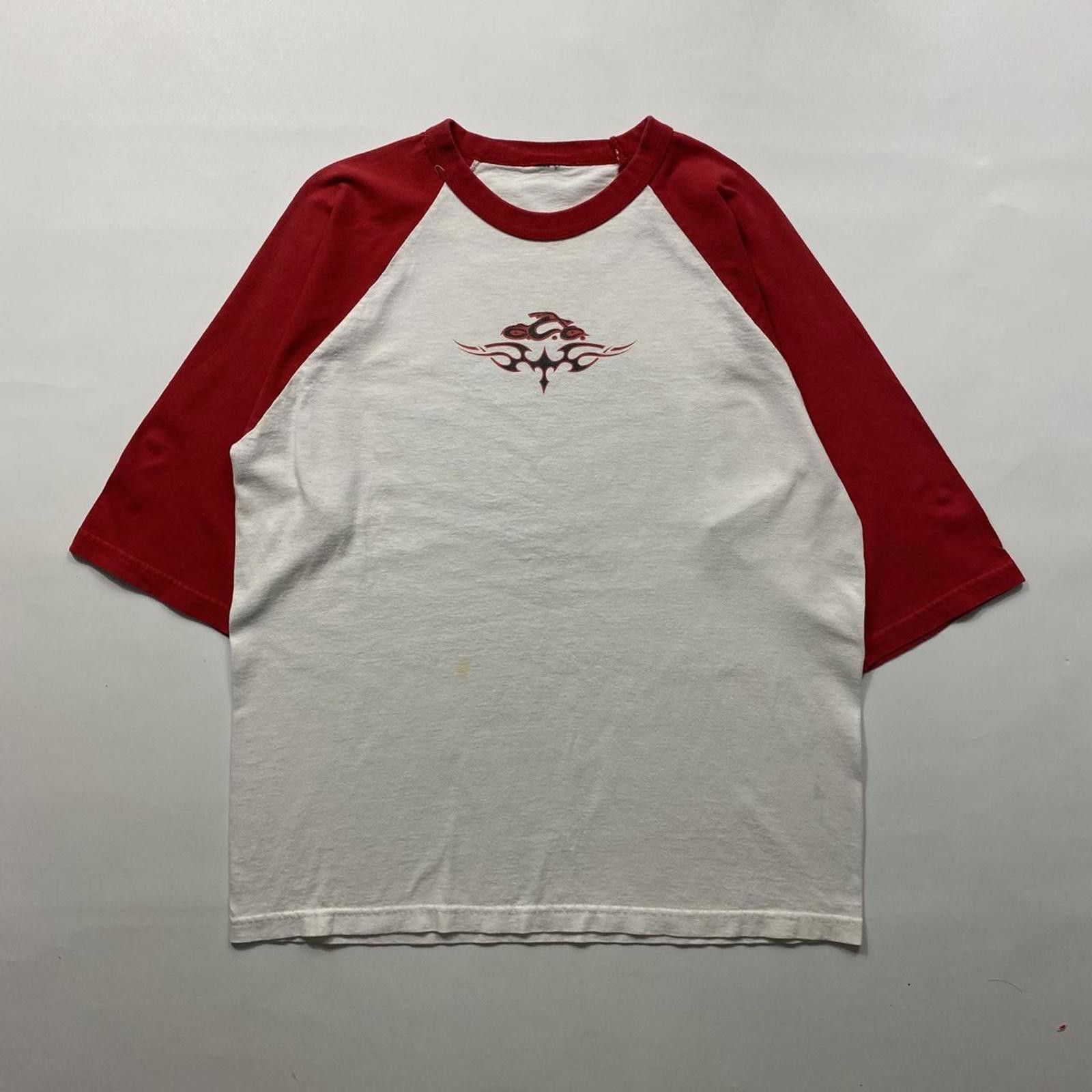 Vintage Y2K Orange County Choppers Red White Shirt Size US L / EU 52-54 / 3 - 2 Thumbnail