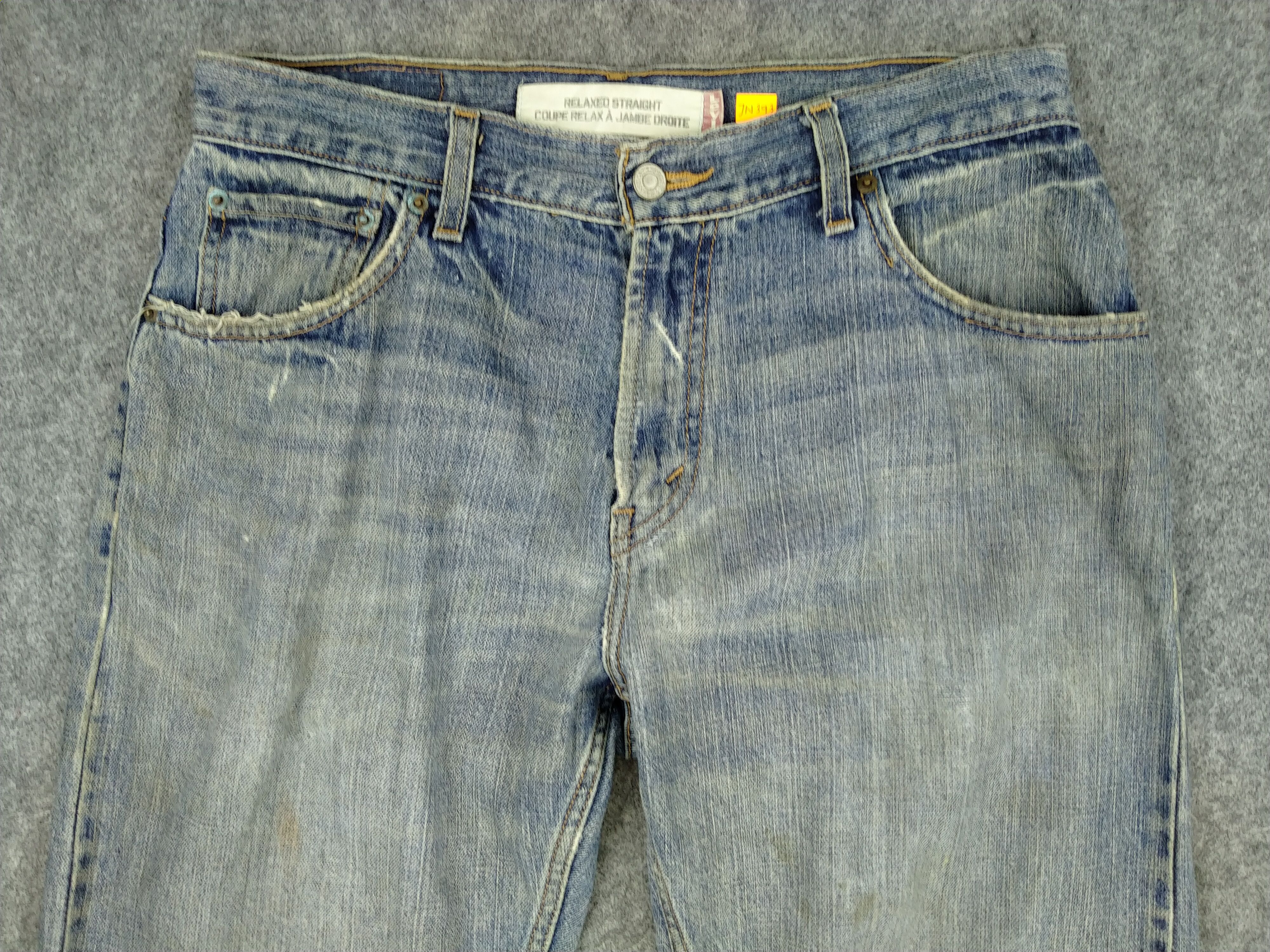 Levi's Vintage Levi's 559 Relaxed Straight Denim 32x28 -JN393 Size US 32 / EU 48 - 3 Thumbnail
