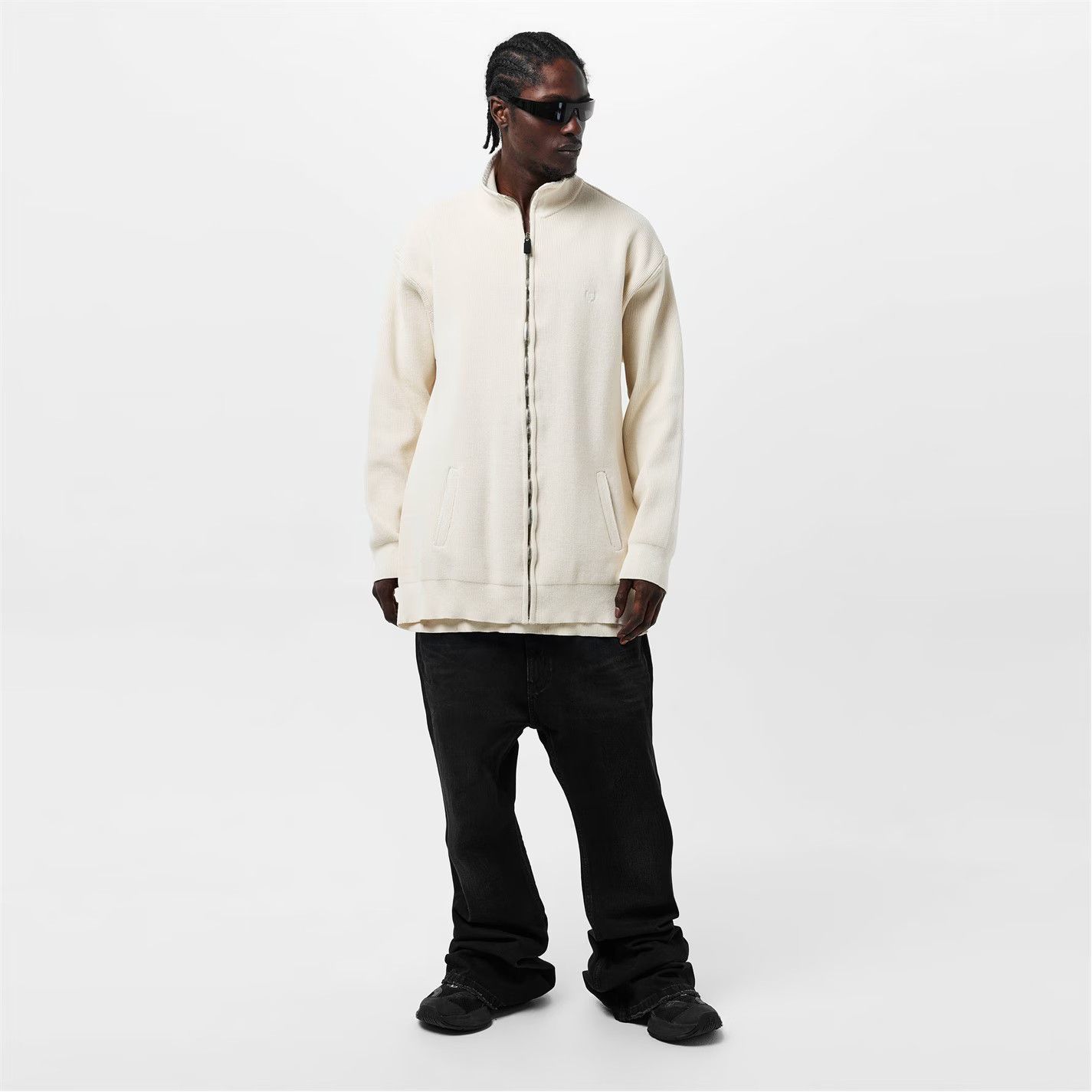 Balenciaga o1g2r1mq0226 Intertwined Crew Neck Crew Sweatshirt In Ivory Size US L / EU 52-54 / 3 - 6 Thumbnail