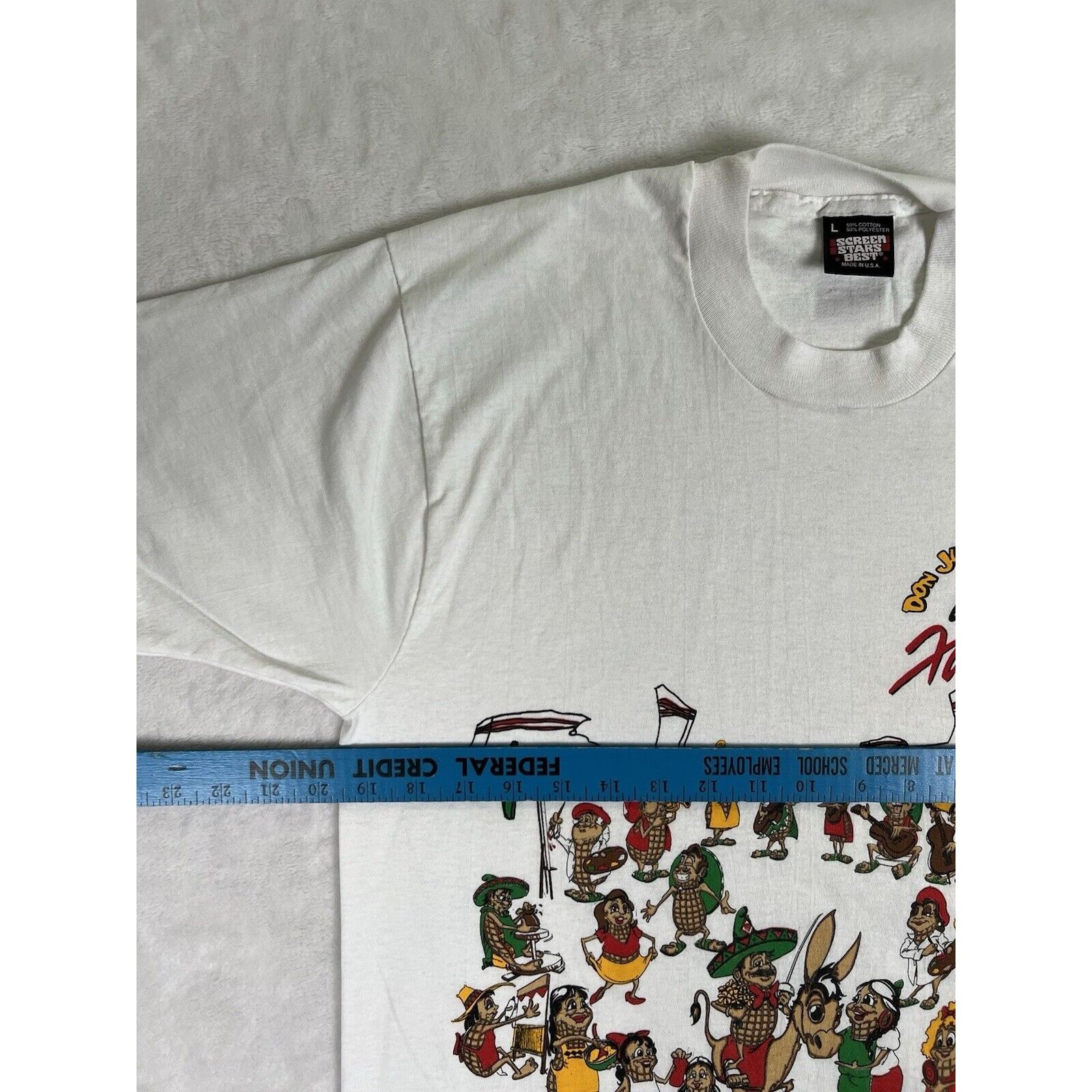 Vintage Vintage Don Juan Cacahuates T-Shirt Mexico Mexican Funny Hum Size US L / EU 52-54 / 3 - 6 Thumbnail