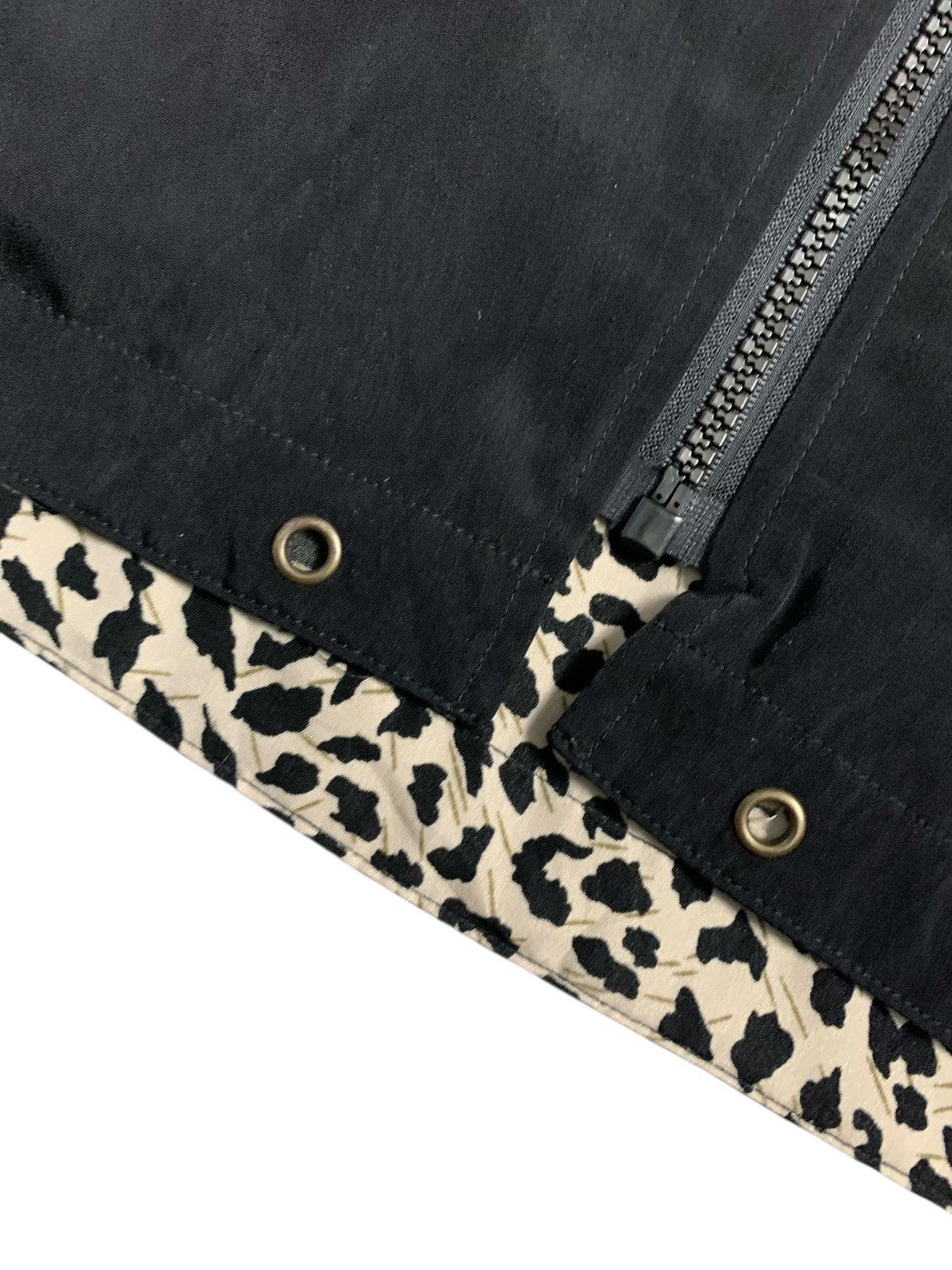 Le Grande Bleu (L.G.B.) LEOPARD REVERSIBLE FUR HOODIE ZIP JACKET IFSIX LGB STYLE Size US L / EU 52-54 / 3 - 10 Thumbnail