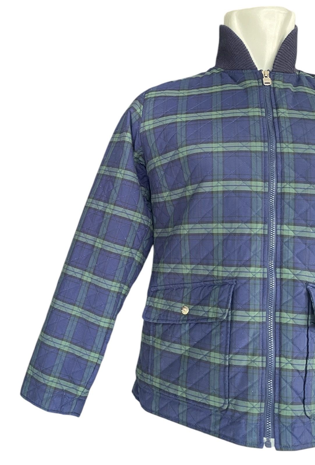 Aigle × Vintage Rare AIGLE Quilted Checkered Jacket Size US M / EU 48-50 / 2 - 3 Thumbnail