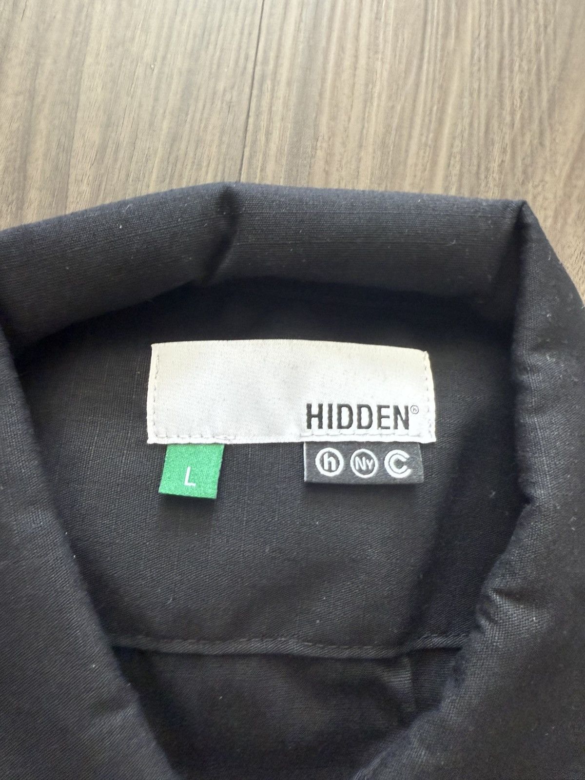 Asics × HIDDEN Hidden NY x ASICS Short Sleeve Shirt Black Button-Up Size L Size US L / EU 52-54 / 3 - 4 Thumbnail