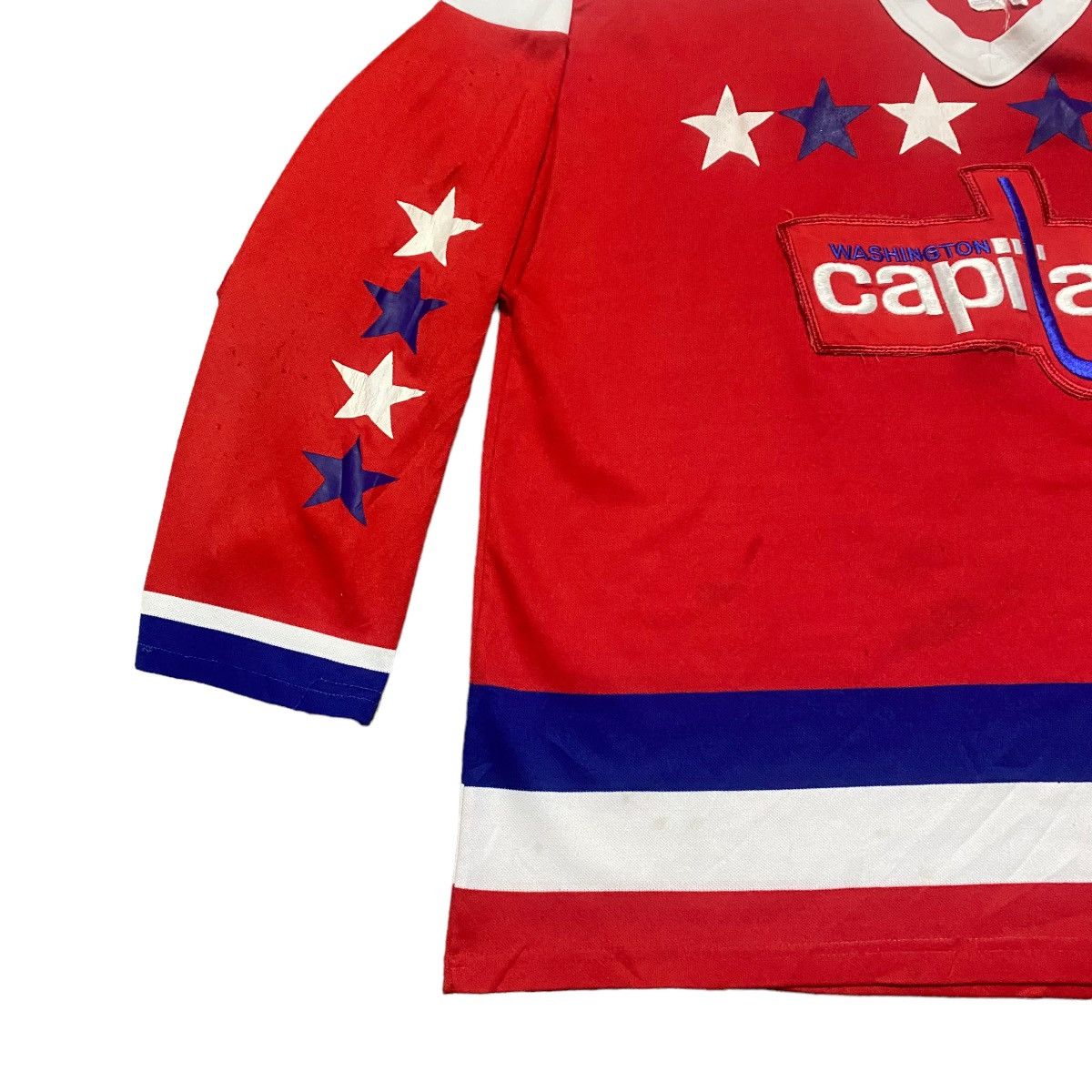NHL Vintage 80s Washington Capitals Jersey Size US M / EU 48-50 / 2 - 4 Thumbnail