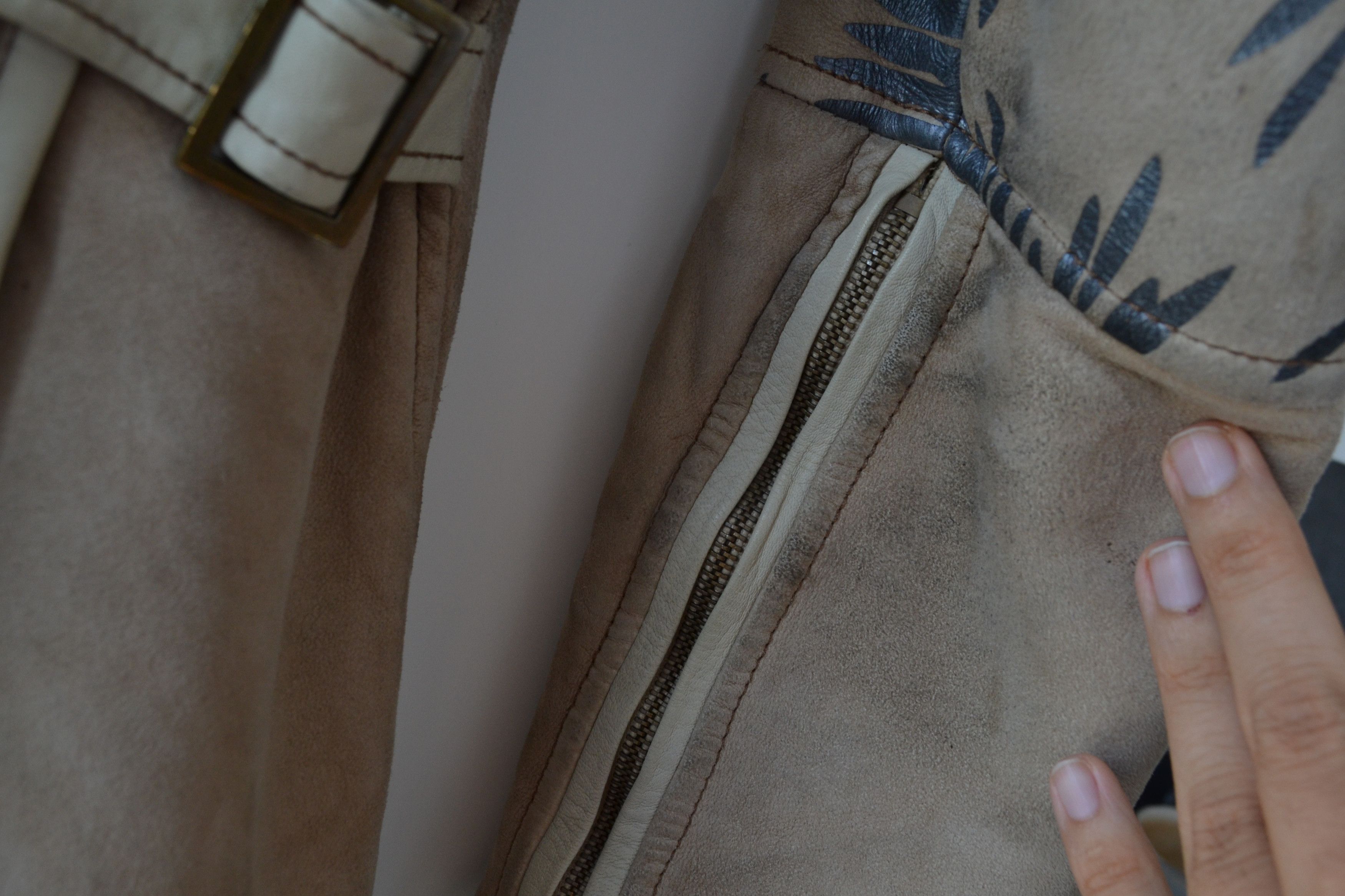 Roberto Cavalli ROBERTO CAVALLI Shearling Jacket Leather Fur Beige Size M / US 6-8 / IT 42-44 - 10 Thumbnail