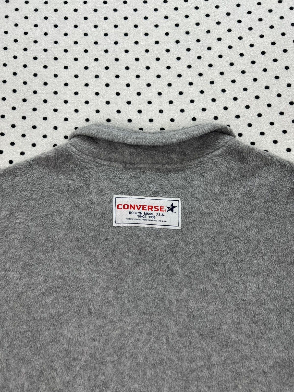 Converse Vintage Converse Fleece Pullover Jacket Size US S / EU 44-46 / 1 - 8 Thumbnail