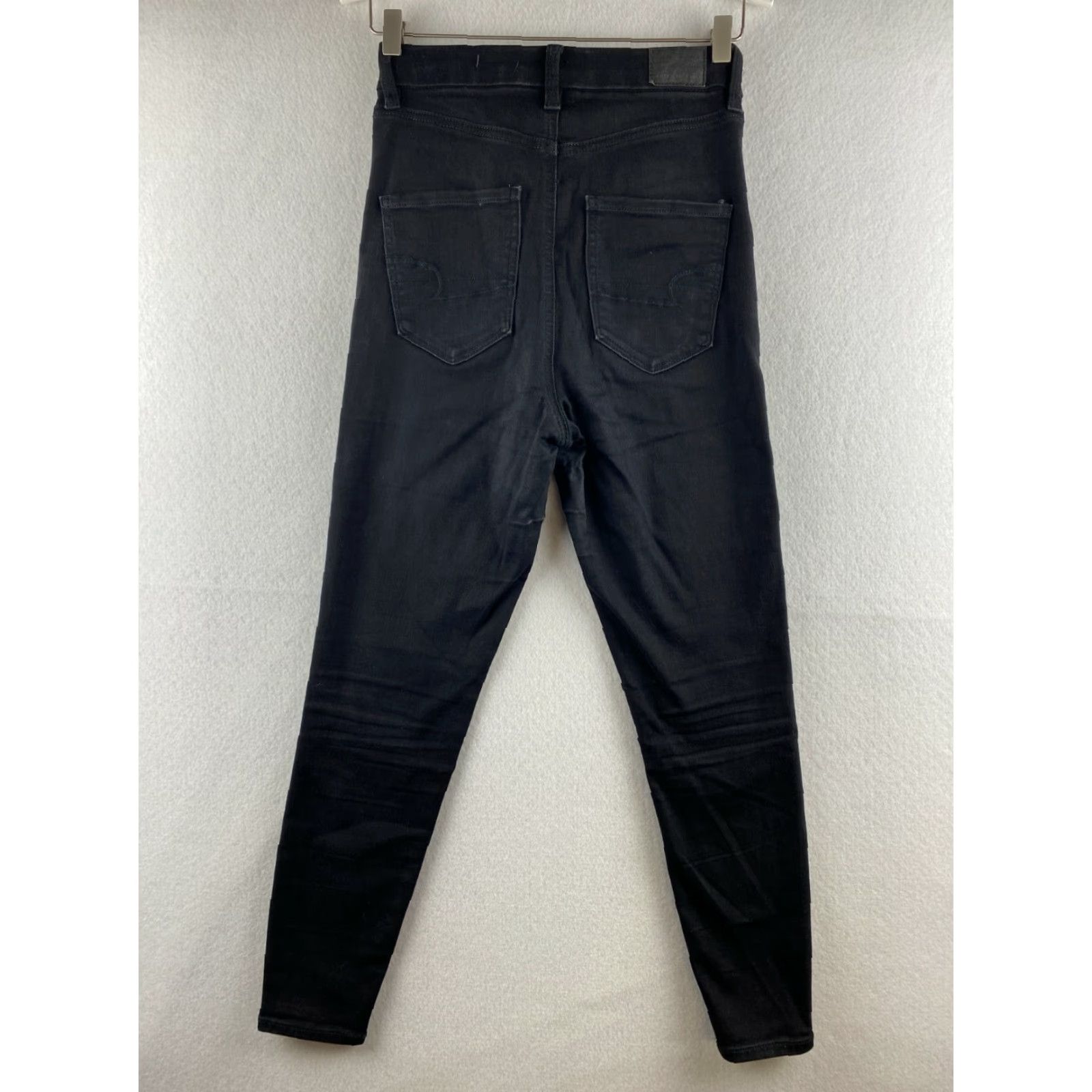 American Eagle Outfitters American Eagle Outfitters Jeans Womens 4 Black High Rise Ankle Skinny Stretch Jegging 27x26 Modern 90s Mens Womens Boys Girls Size 27" / US 4 / IT 40 - 7 Thumbnail