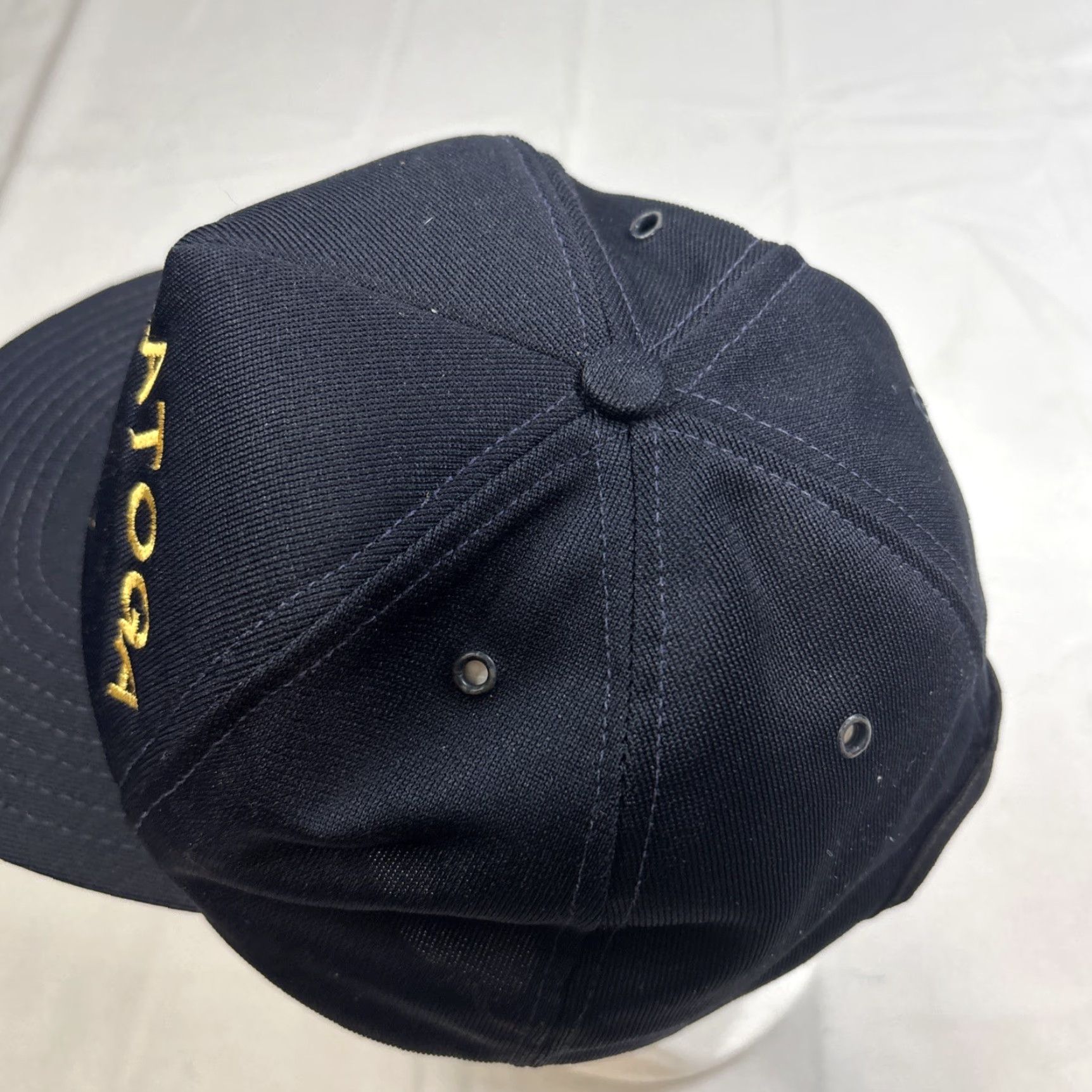 Vintage VINTAGE USS Saratoga CV 60 Hat Cap Strap Back Adjustable Made In USA Men’s Navy Cap Size ONE SIZE - 7 Thumbnail