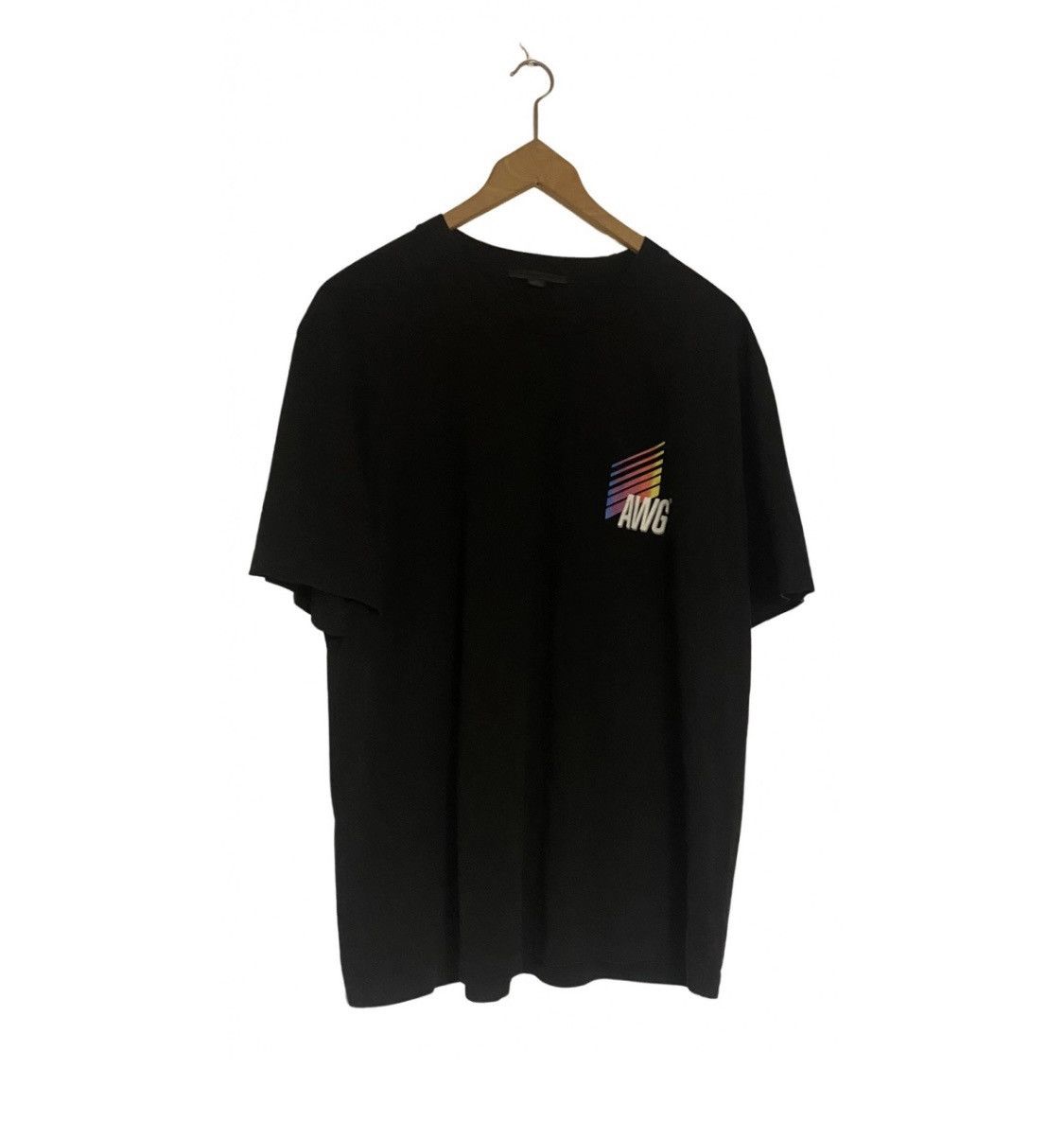 image of Alexander Wang Tee Ss-2018 in Black, Men's (Size XL)