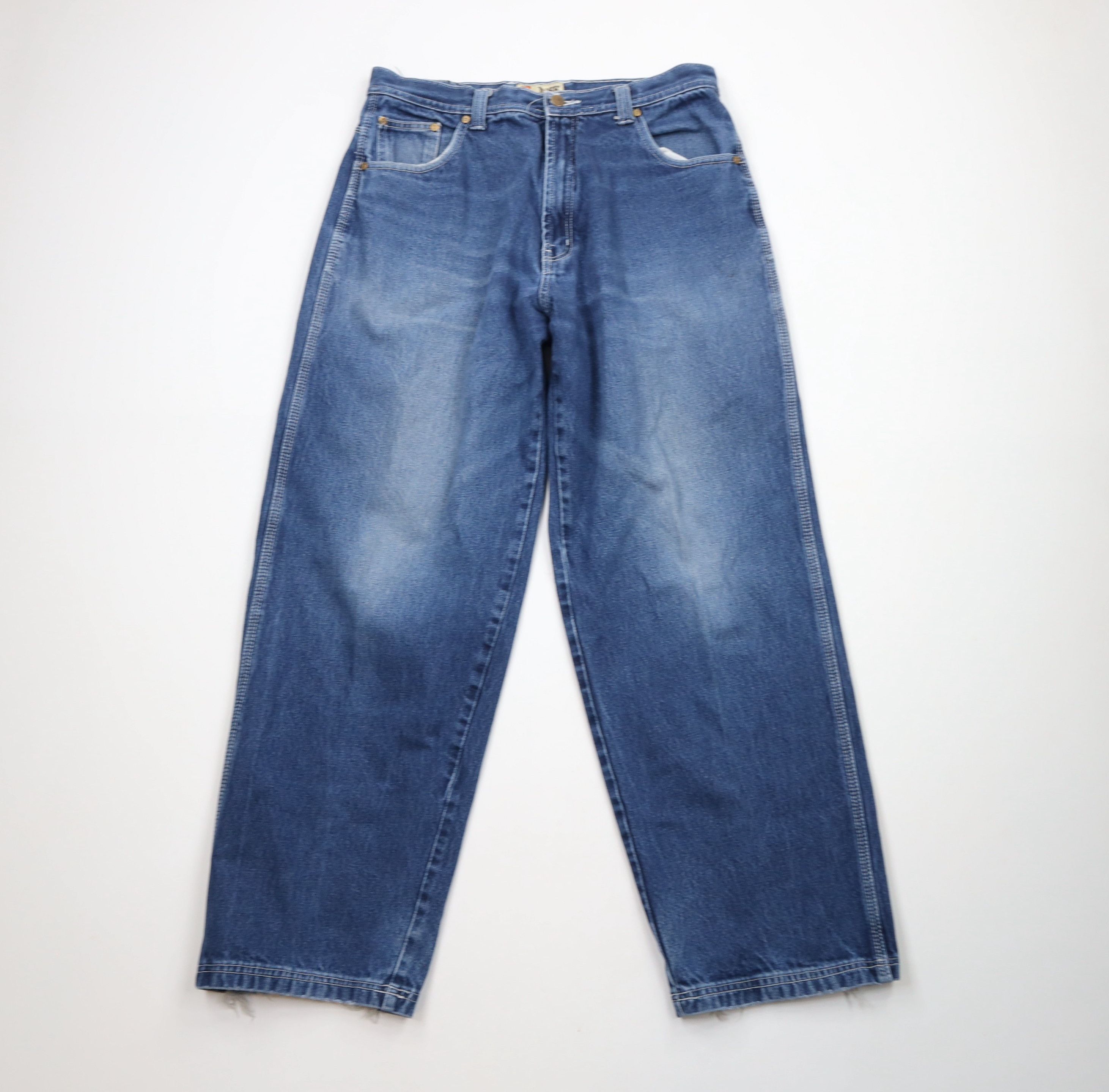 Vintage Vintage 90s Y2K Streetwear Baggy Fit Skateboard Denim Jeans Size US 32 / EU 48 - 1 Thumbnail