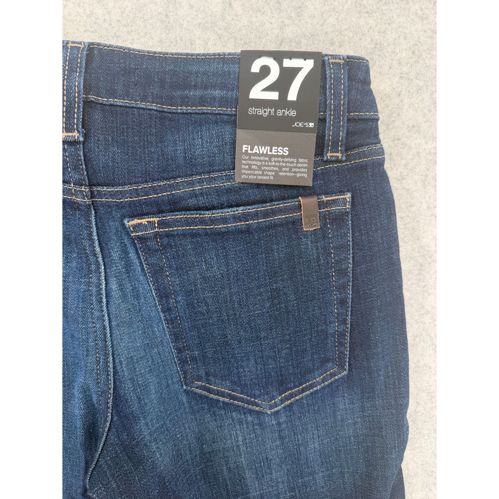 Joe's NWT Joe’s Jeans Farrah Straight Ankle Cropped Cut Off Denim Size 27" / US 4 / IT 40 - 5 Thumbnail