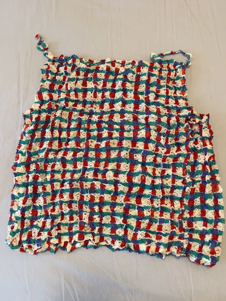 Issey Miyake issey miyake size:one size plaid vest 2506-Nextarrow Size XXS / US 00 / IT 34 - 5 Thumbnail
