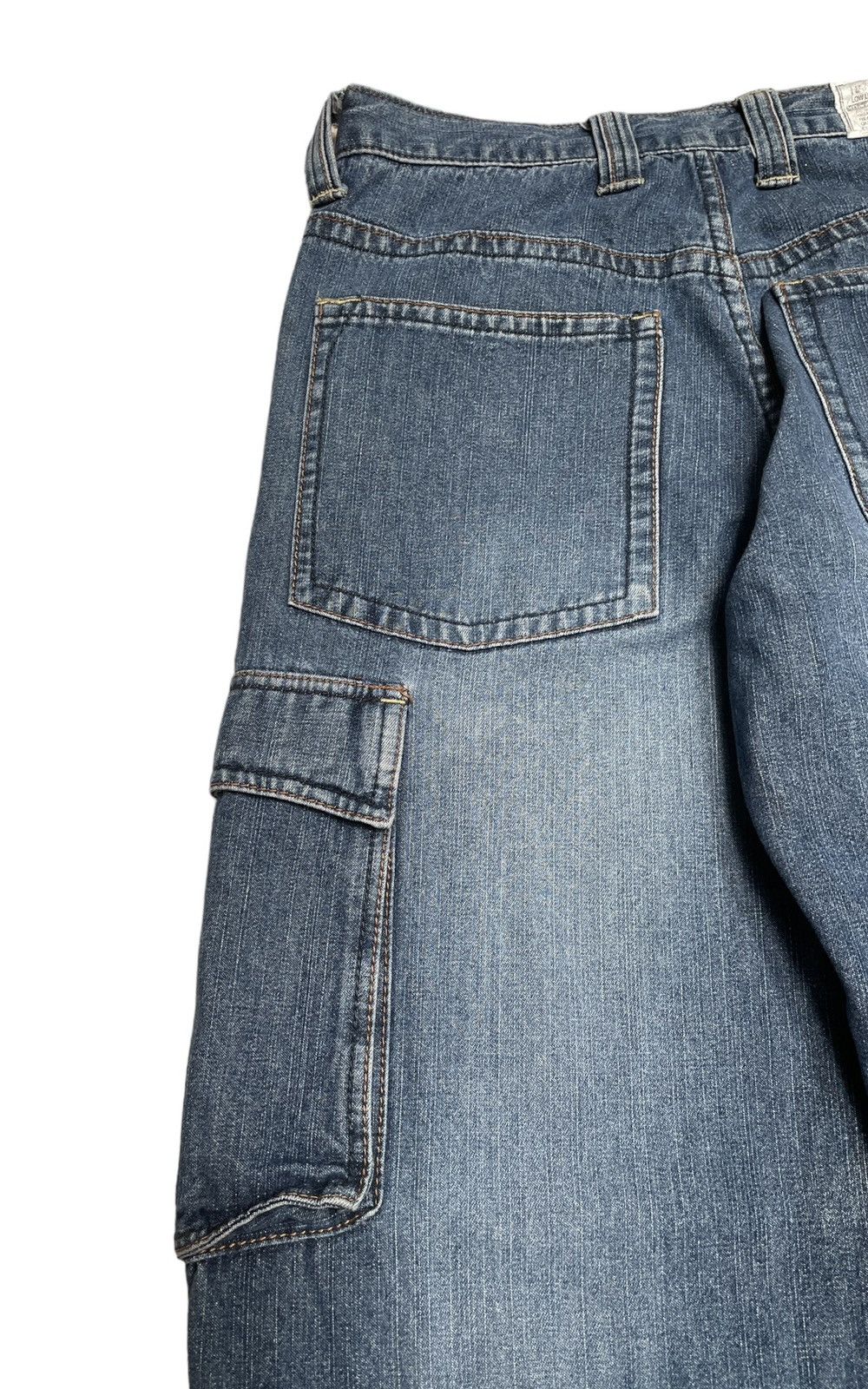 If Six Was Nine × Japanese Brand Rare Design Vintage Brand Double Edge Baggy Jeans 2000s Size US 28 / EU 44 - 5 Thumbnail