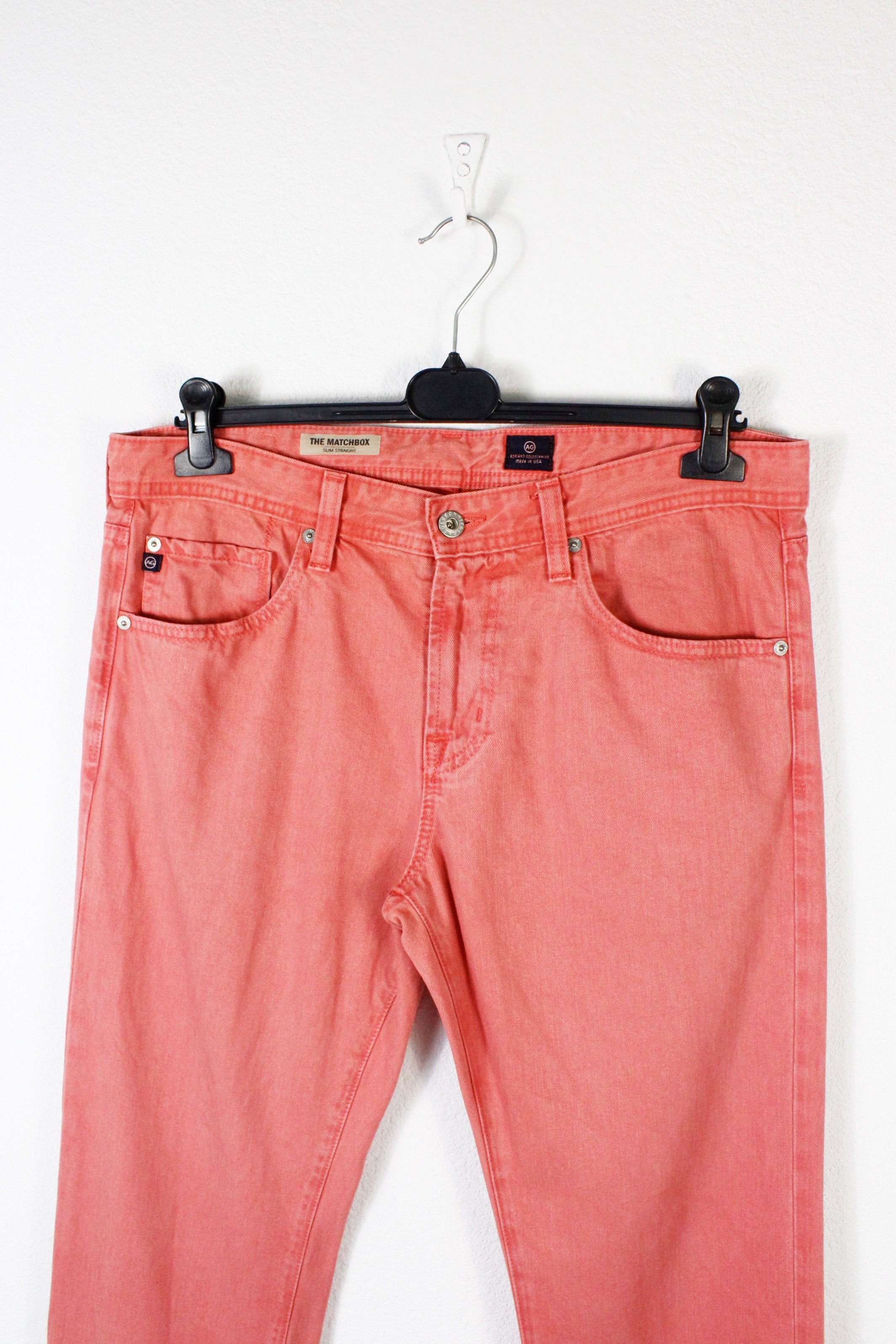 AG Adriano Goldschmied × Jean AG Adriano Goldschmied USA The Matchbox Slim Jeans Pants Size US 33 - 2 Thumbnail
