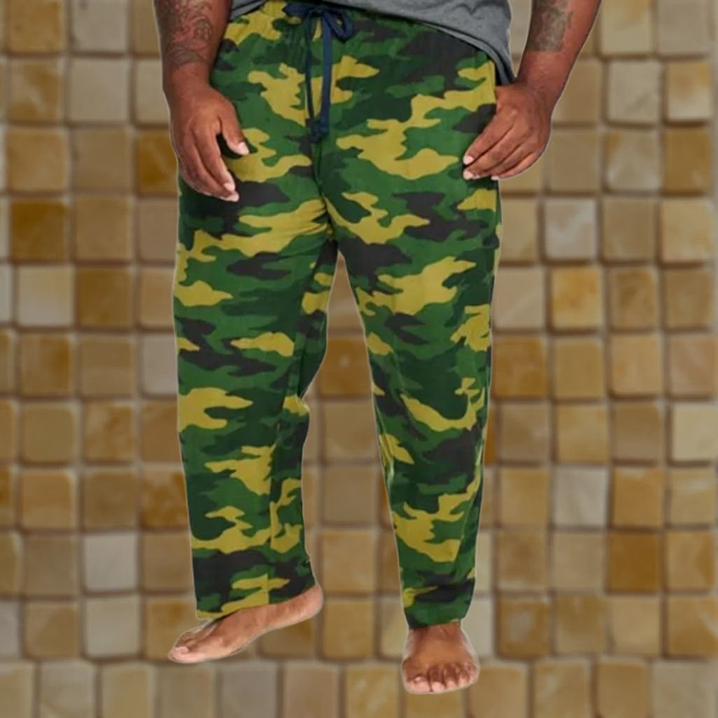 Vintage SONOMA NEW MENS BIG & TALL FLANNEL PLAID PJ PANTS CAMO CAMOFLAUGE PAJAMAS 1XB Size US 36 / EU 52 - 1 Preview