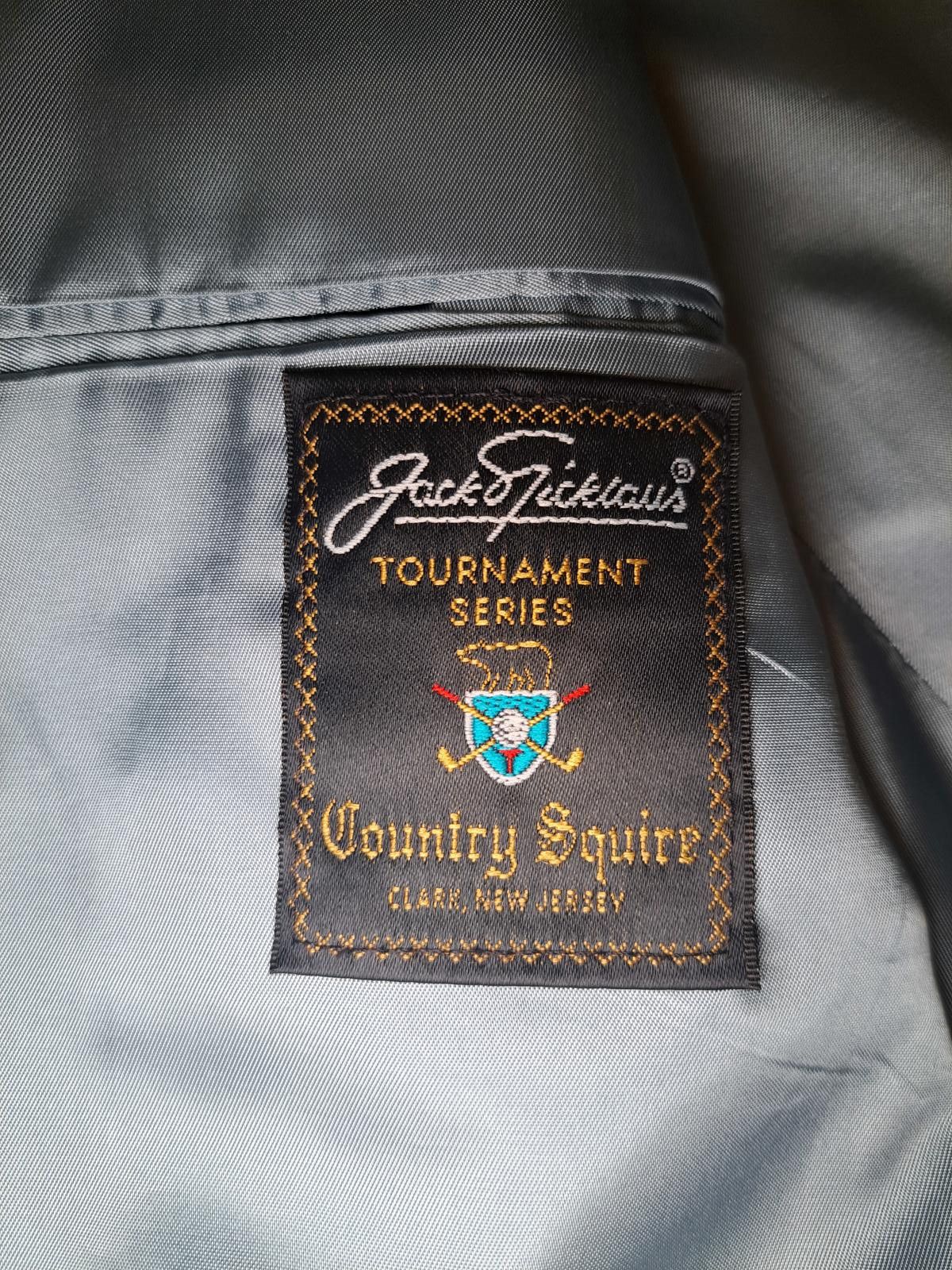 Other VINTAGE Jack Nicklaus Blazer Mens 42R Green Gold Buttons Size 42R - 2 Thumbnail