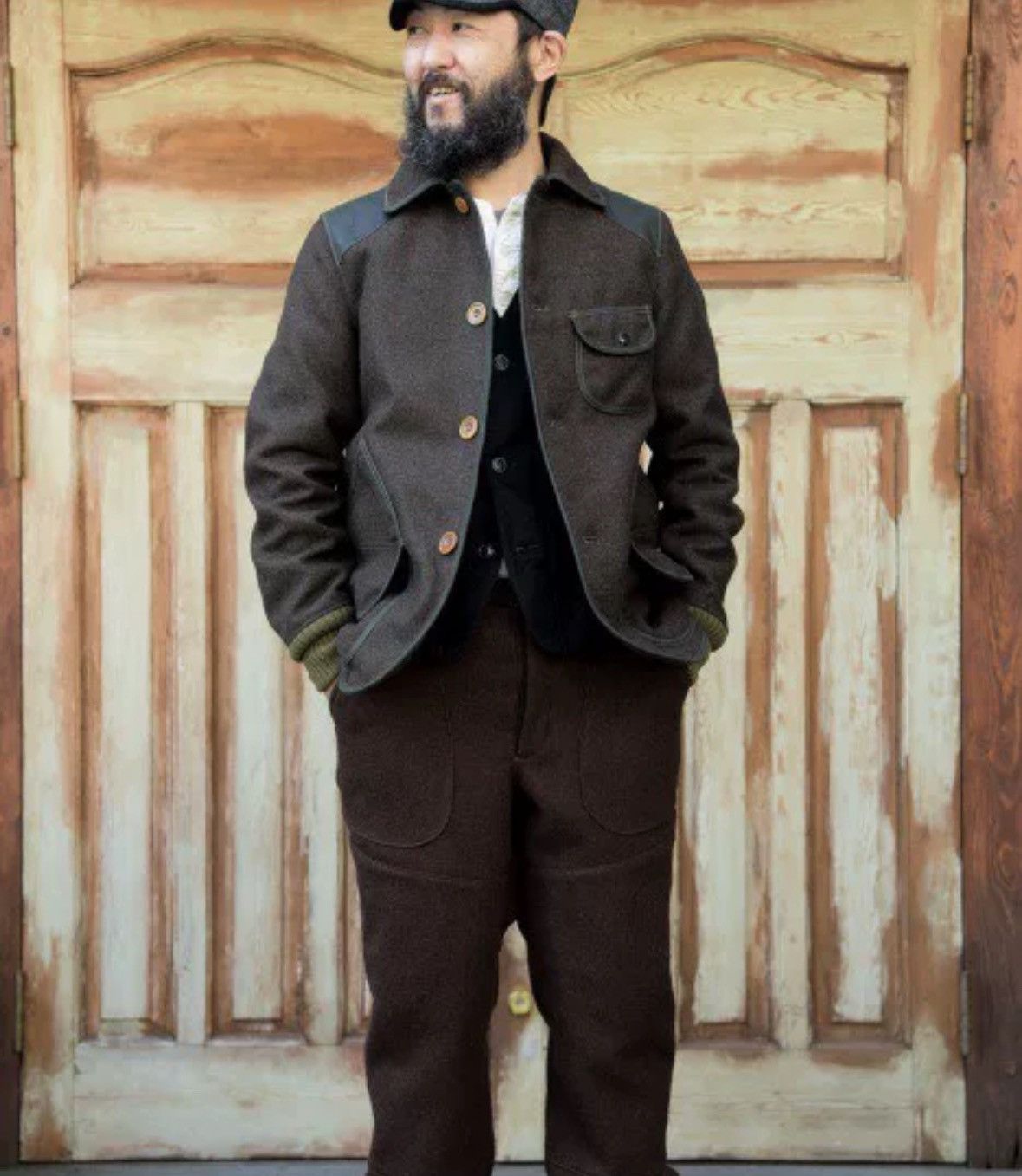 Freewheelers Freewheelers Boston wool hunting coat 2412-Nextarrow Size US S / EU 44-46 / 1 - 7 Thumbnail