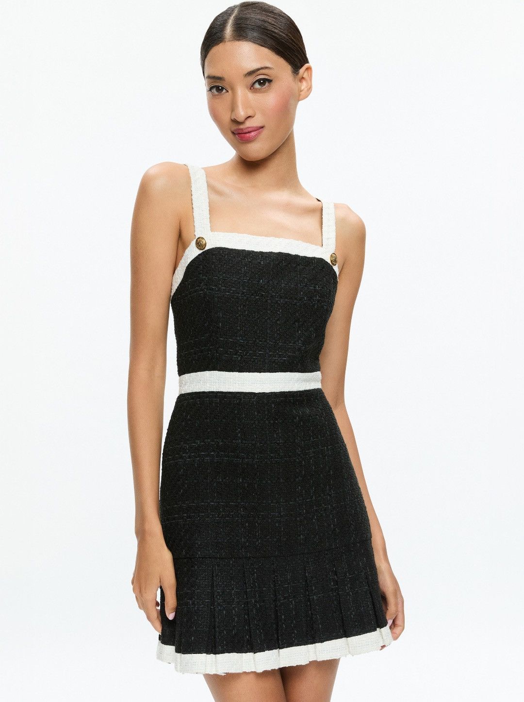 Alice + Olivia Alice and Olivia Mini Square Neck Dress size 4 Size S / US 4 / IT 40 - 6 Thumbnail