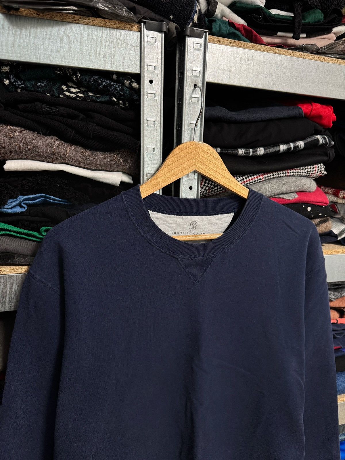 Brunello Cucinelli Brunello Cucinelli Sweatshirt Sz M Crewneck Pullover Sweater Size US M / EU 48-50 / 2 - 3 Thumbnail