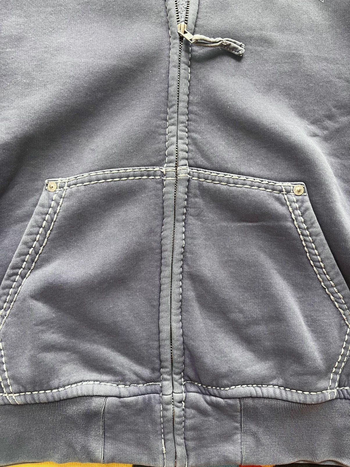 Supreme × True Religion Supreme x True Religion Zip-Up Hoodie blue Indigo rhinestone Size US M / EU 48-50 / 2 - 15 Thumbnail
