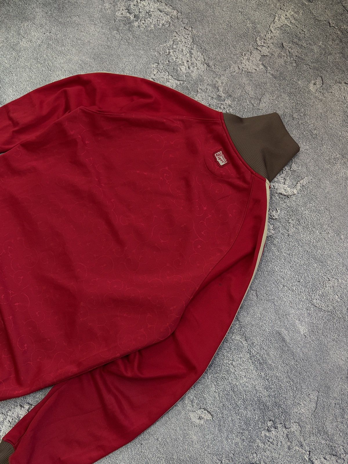 Onitsuka Tiger Vintage Onitsuka Tiger Track Jacket Red Patch Logo M/L Size US M / EU 48-50 / 2 - 14 Thumbnail