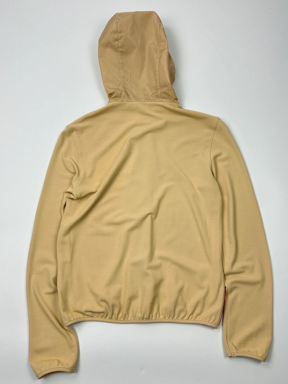 Prada Prada Sport SS2000 Mesh Beige Hooded Nylon Jacket Size S / US 4 / IT 40 - 4 Thumbnail