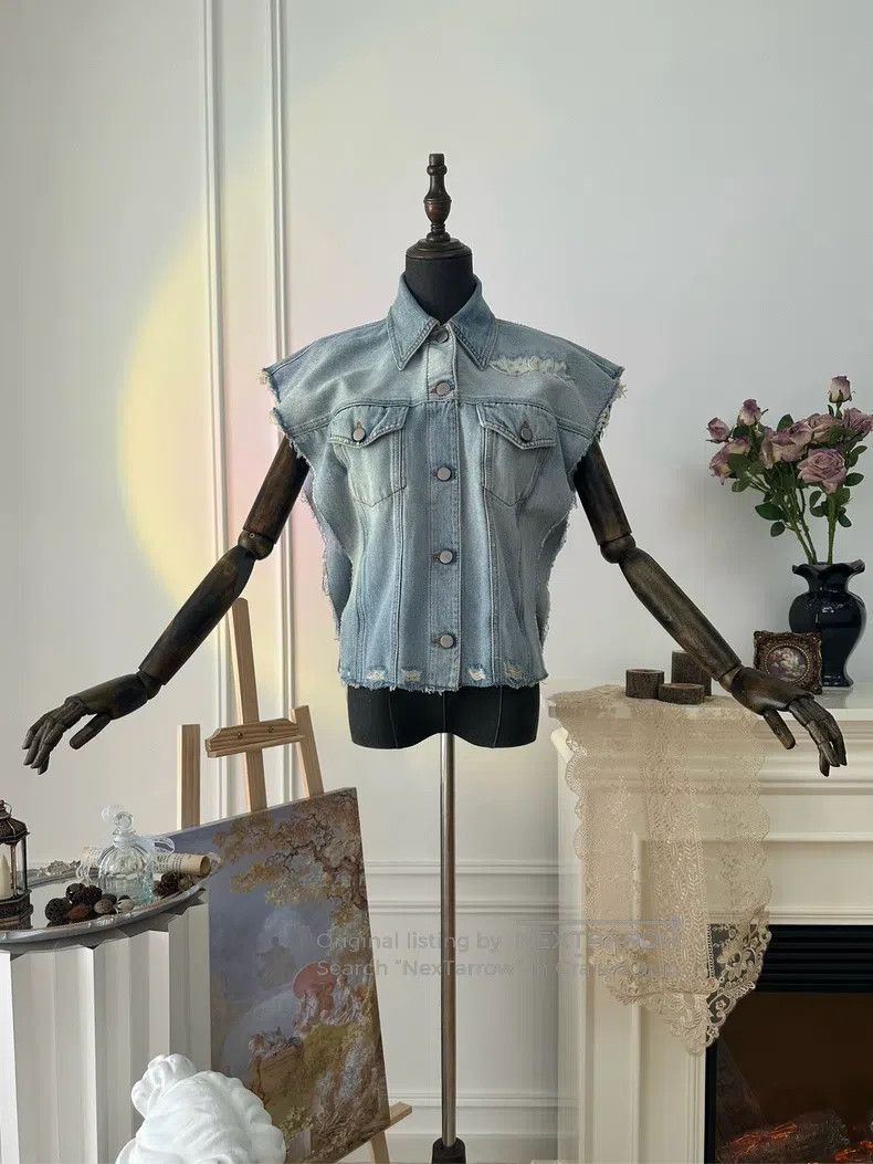 Maison Margiela Maison Margiela Broken and old detachable sleeve denim jac Size XS / US 0-2 / IT 36-38 - 2 Thumbnail