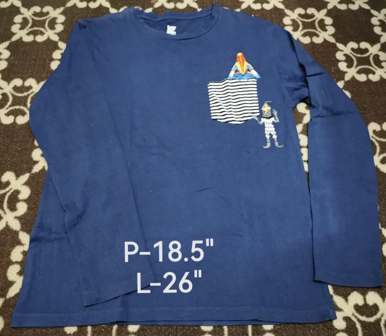 Japanese Brand Graniph long sleeve embroidered tee Size US M / EU 48-50 / 2 - 1 Thumbnail