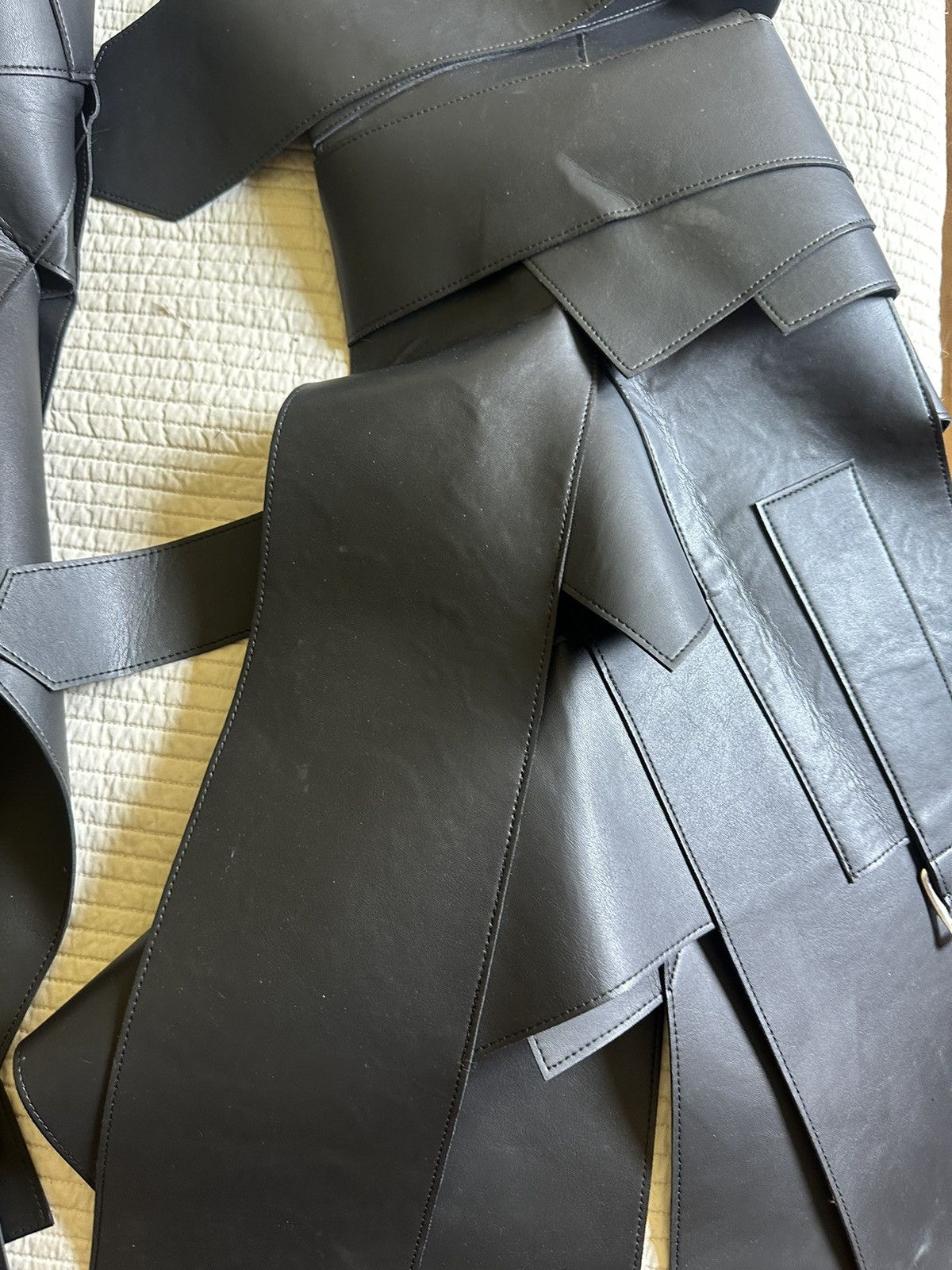 Junya Watanabe JUNYA A/W 24 Leather Chaps Size 26" / US 2 / IT 38 - 15 Thumbnail