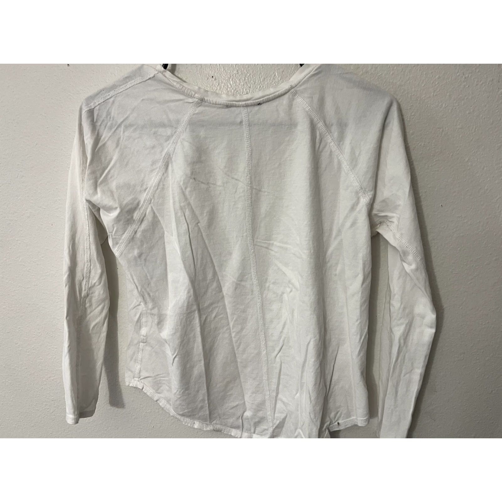 Zara VINTAGE NO. Zara W&B Collection Shirt Womens Regular Size 5 White Long Sleeve Round Neck Casual Blouse 5 Size S / US 4 / IT 40 - 2 Thumbnail