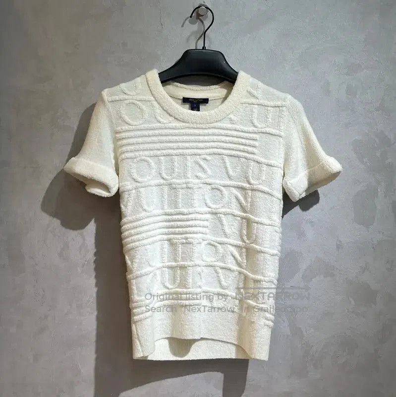 Louis Vuitton Louis Vuitton Ivory Cotton Women's T. Size S / US 4 / IT 40 - 1 Thumbnail