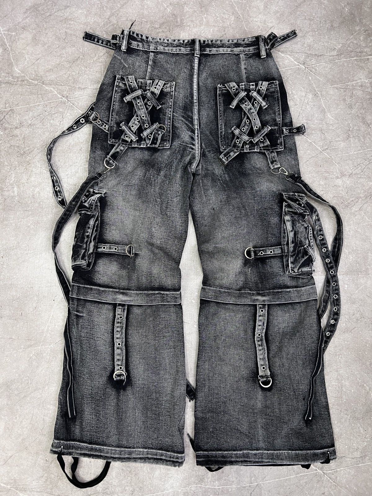 Tripp NYC Tripp NYC X-strap denim pants y2k gothic hype Style Size US 32 / EU 48 - 10 Thumbnail