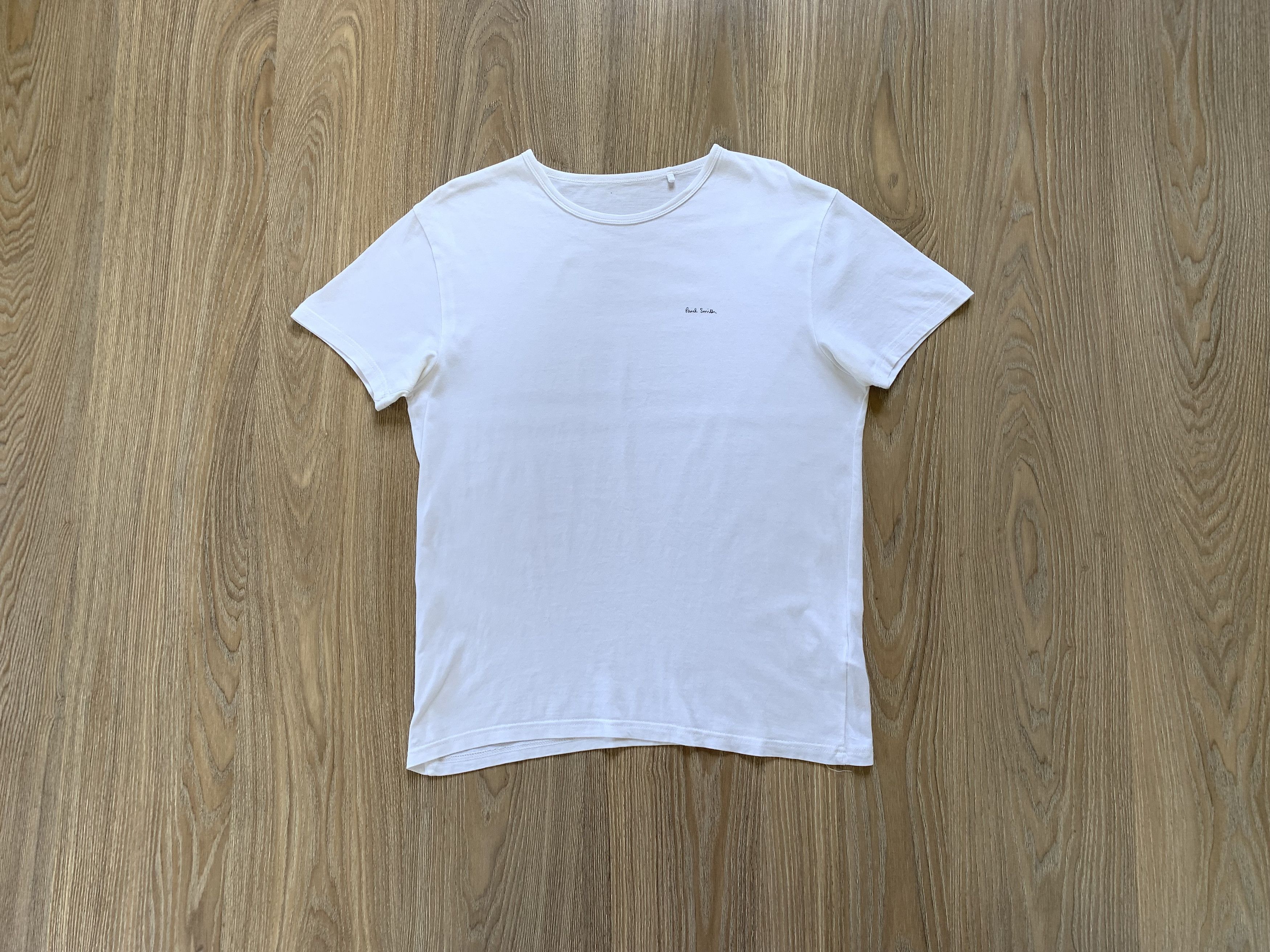 Designer × Paul Smith Paul Smith White Cotton T Shirt Size US M / EU 48-50 / 2 - 1 Thumbnail