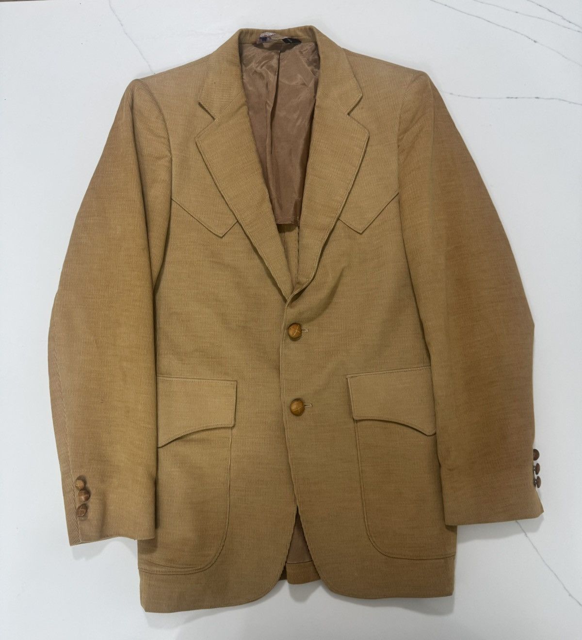 Other Vintage 70s Tony Alamo Corduroy Western Blazer 🤠 Size 40R - 1 Thumbnail