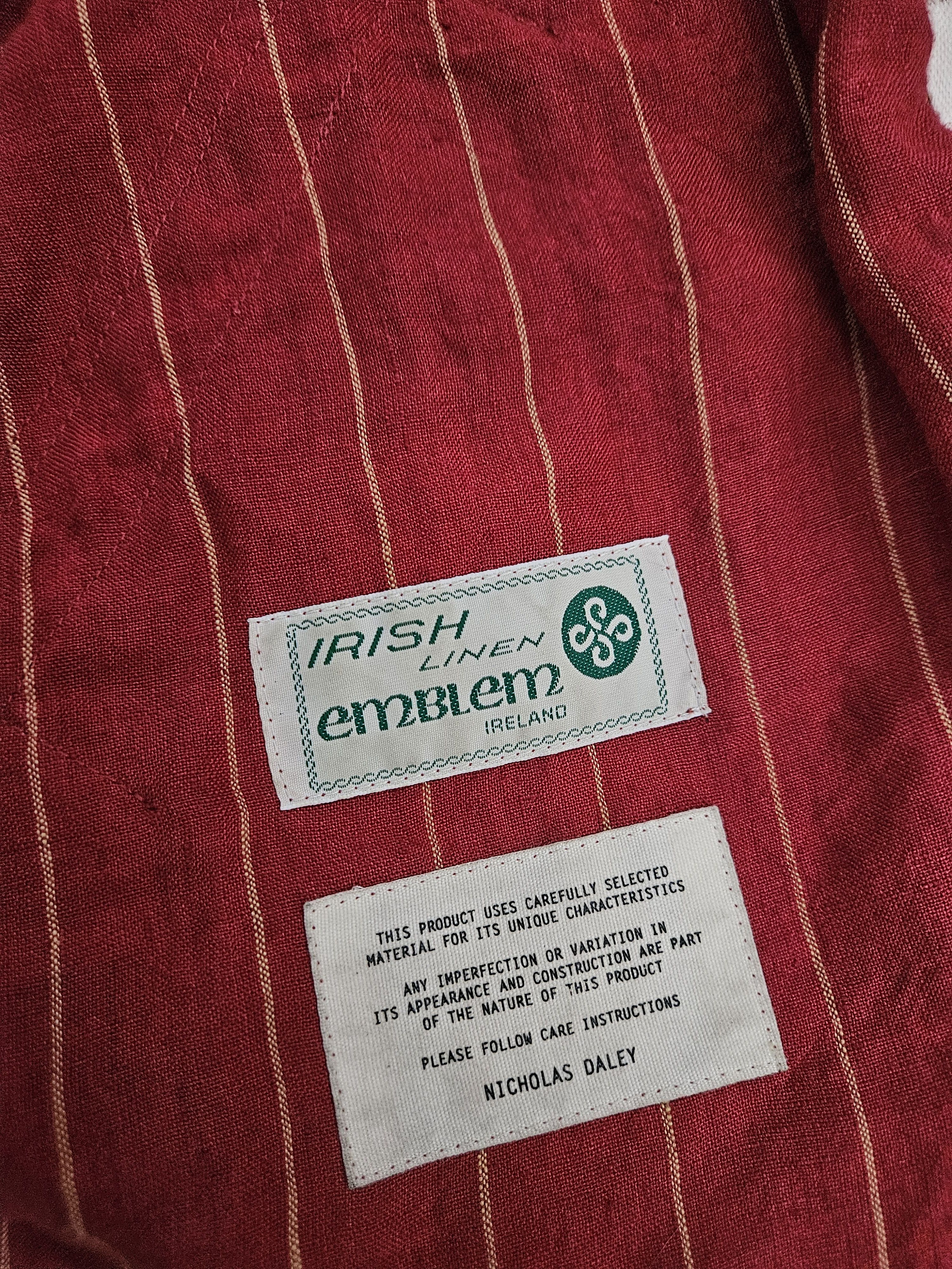 Nicholas Daley Striped red overshirt/ jacket Size US M / EU 48-50 / 2 - 3 Thumbnail