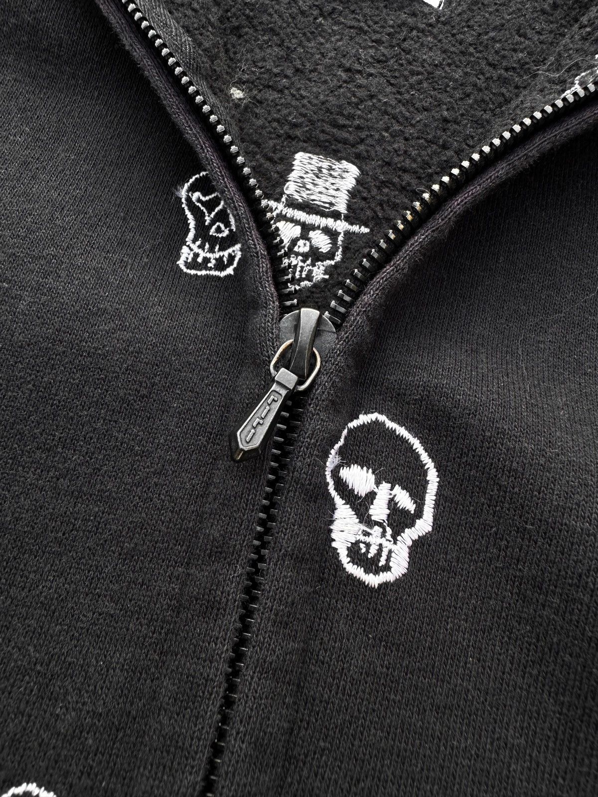 Needles × Number (N)ine Number(N)ine x Needles Skull Embroidered Zip Up Hoodie Size US S / EU 44-46 / 1 - 10 Thumbnail