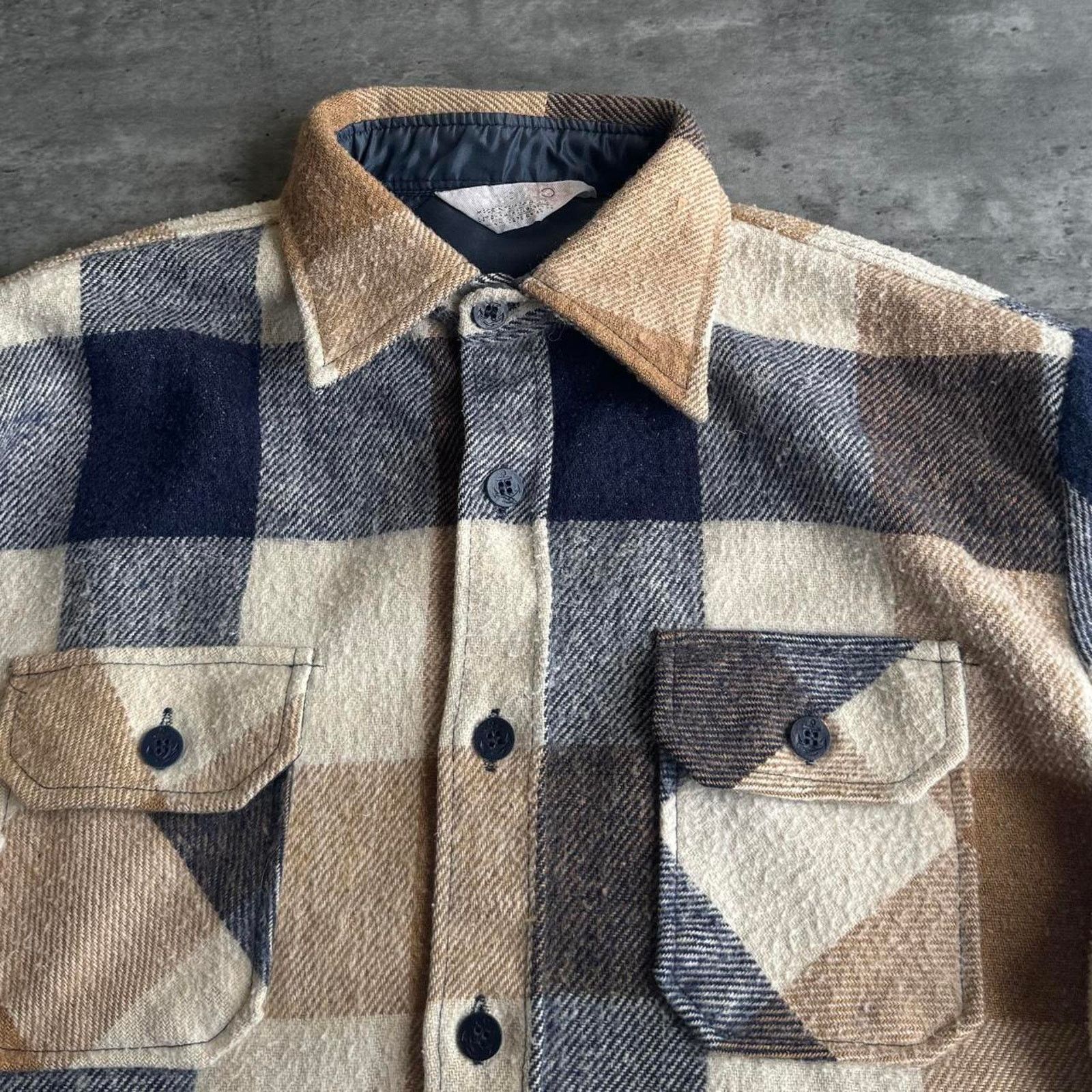 Flannel × Vintage Vintage 1990s Heavyweight Flannel Jacket Size US L / EU 52-54 / 3 - 3 Thumbnail