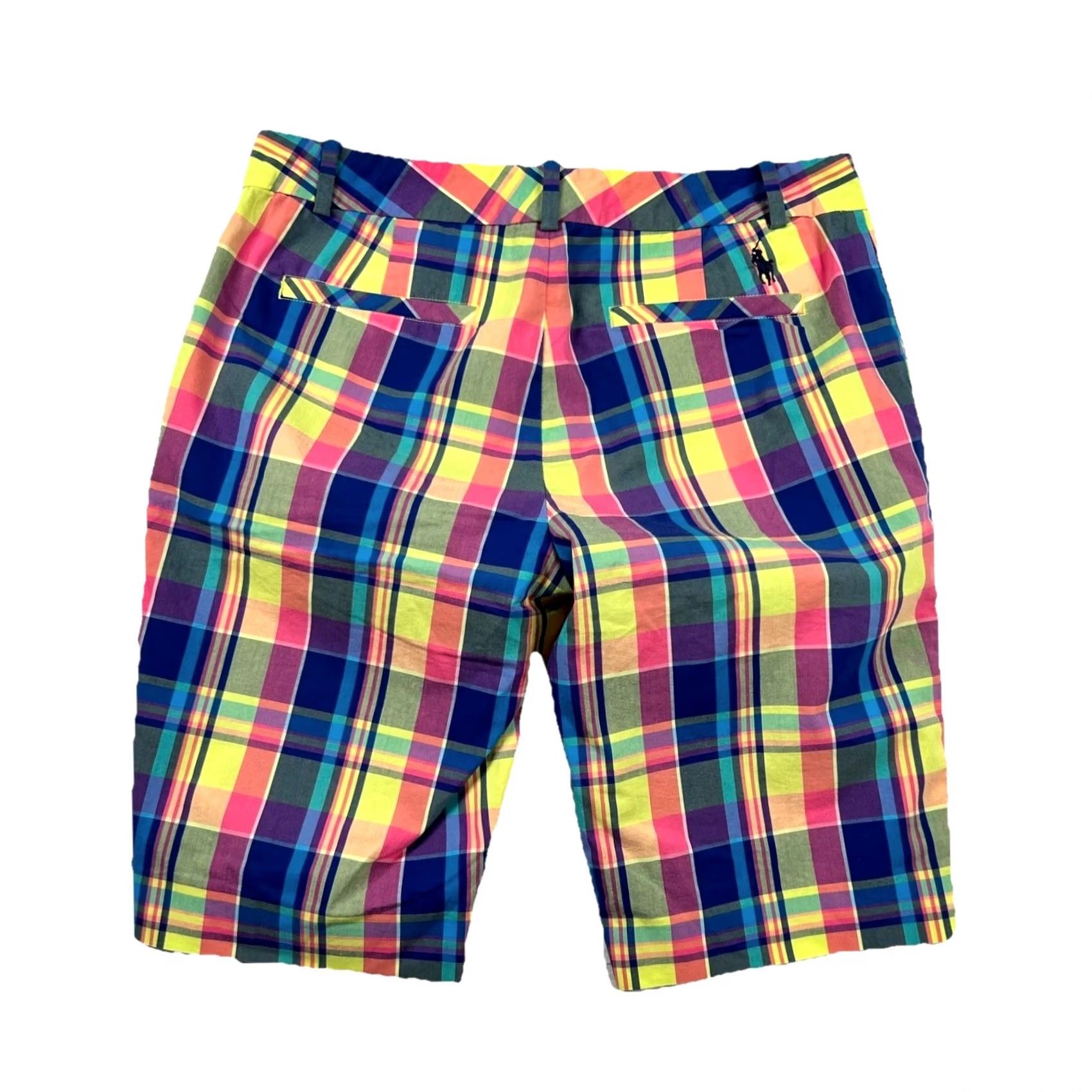 Ralph Lauren Polo Golf Ralph Lauren Shorts Womens 2 Plaid Performance 11" Inseam Knee Preppy Bermuda Women Size 26" / US 2 / IT 38 - 2 Thumbnail