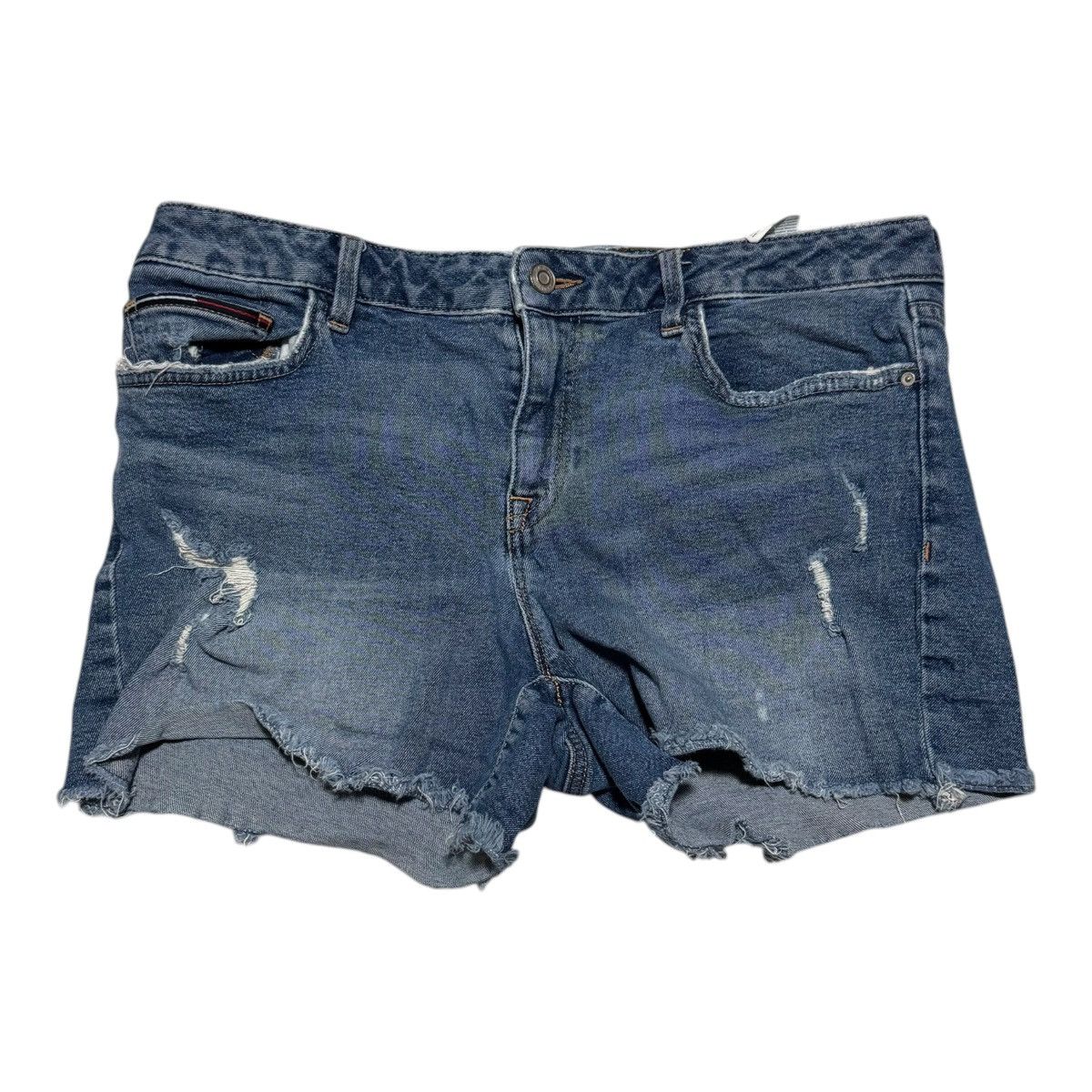Tommy Hilfiger Tommy Hilfiger Medium Wash Cut Off Shorts Women 10 34" Waist Size 34" / US 12 / IT 48 - 3 Thumbnail