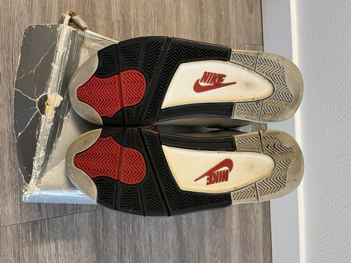 Jordan Brand 1999 Jordan 4 Nike Air White Cement Size US 11.5 / EU 44-45 - 8 Thumbnail